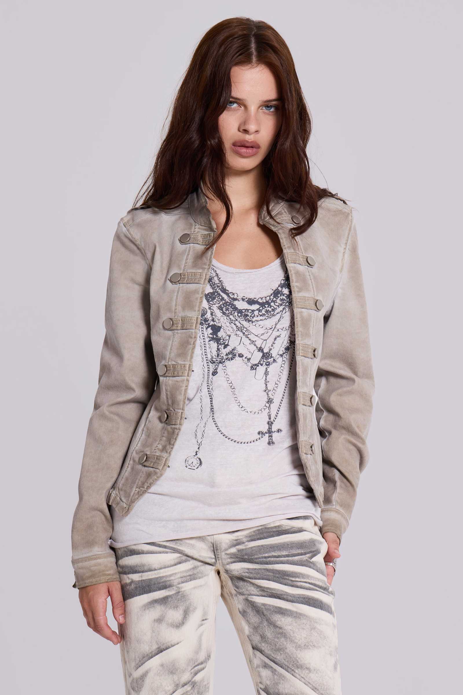 Rebel Jacket in Sand