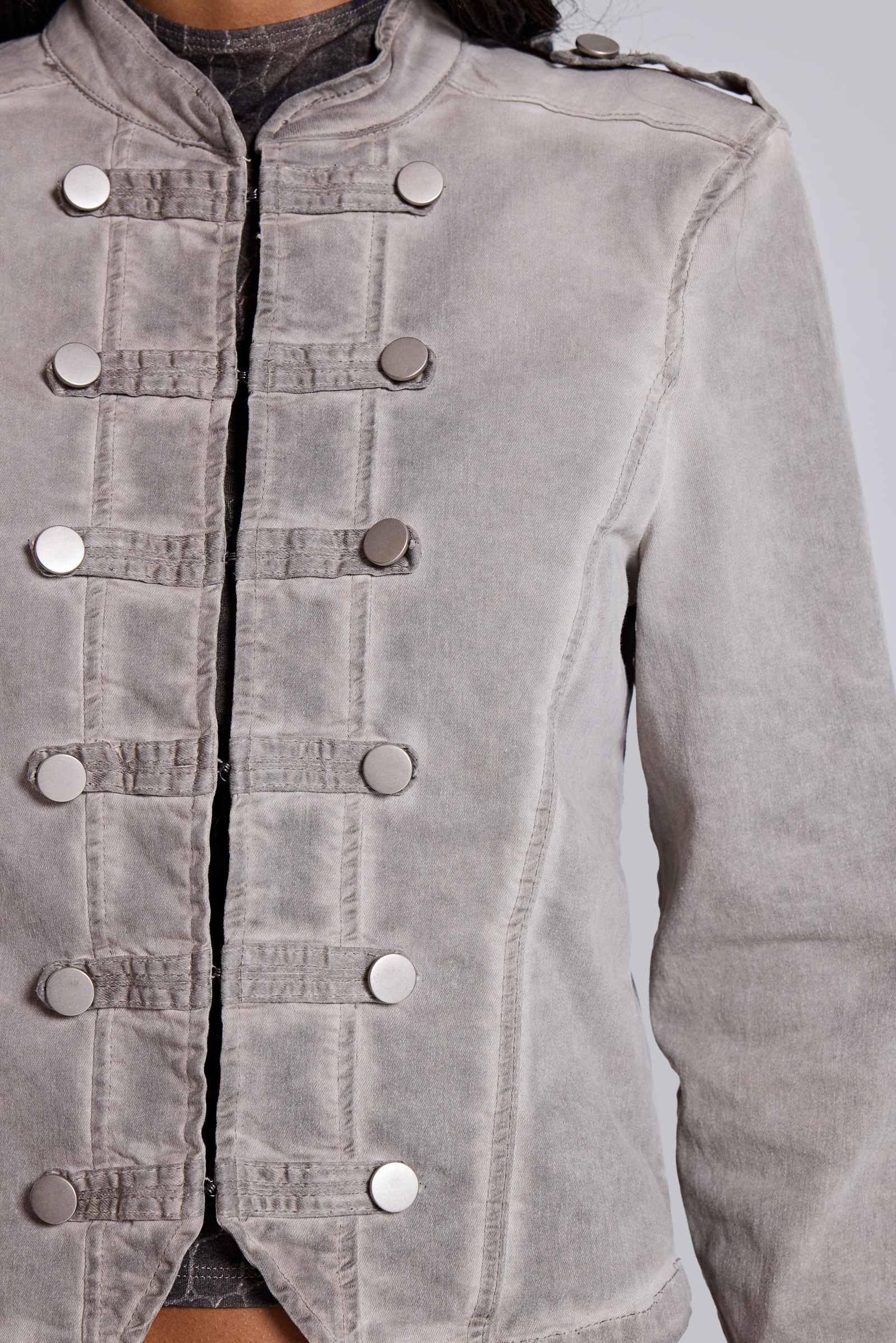 Rebel Military Jacket in Clay