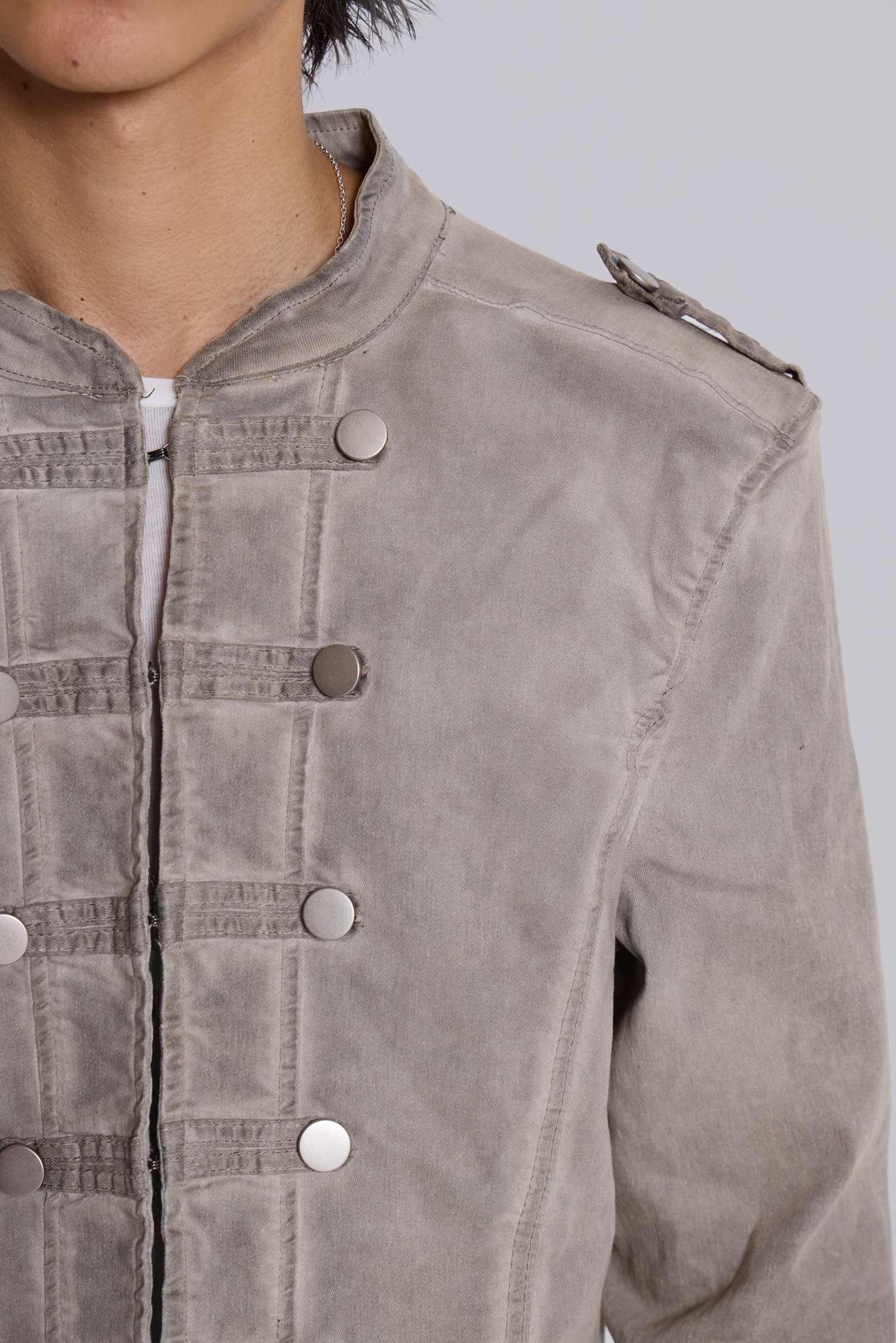 Rebel Military Jacket in Clay