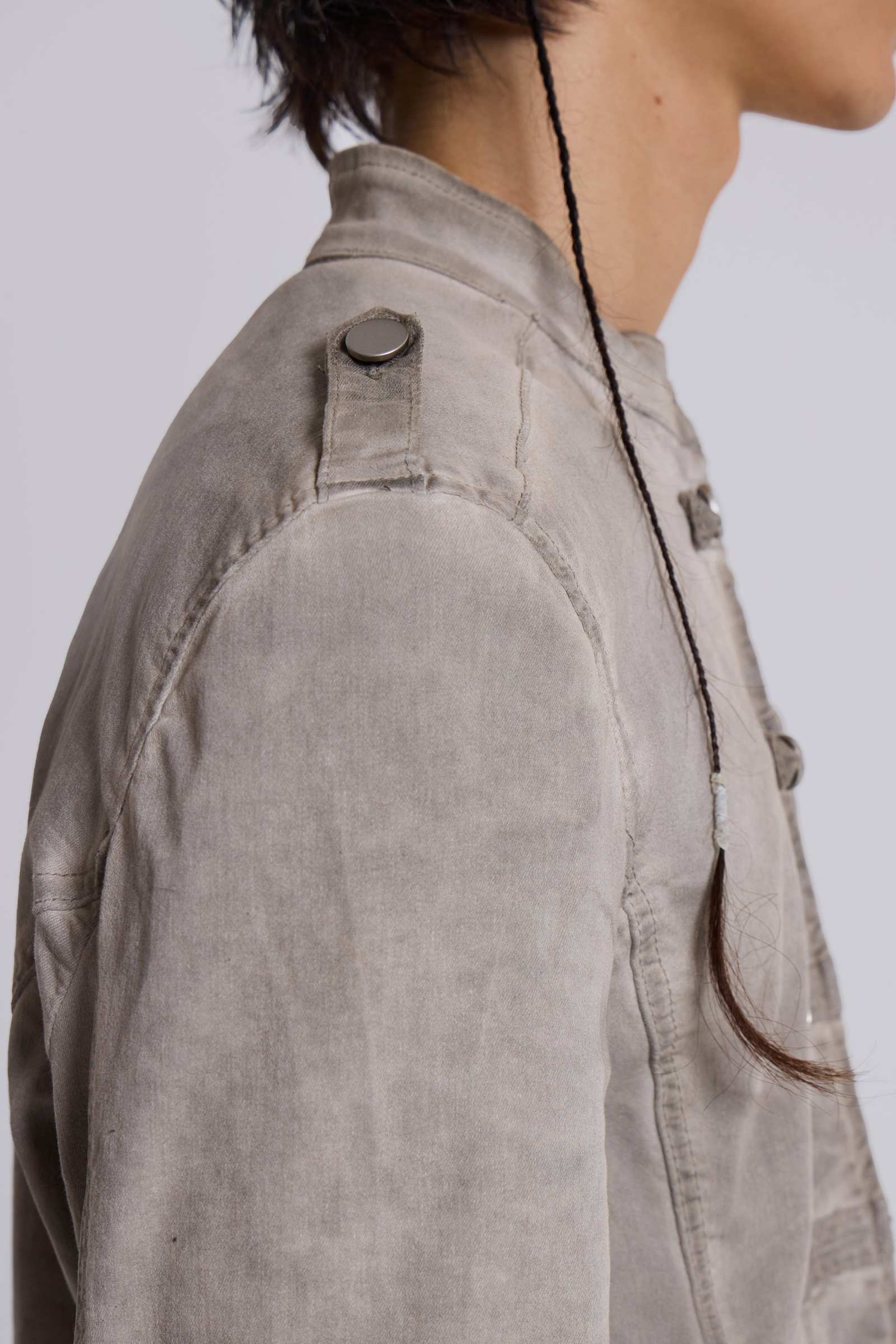 Rebel Military Jacket in Clay