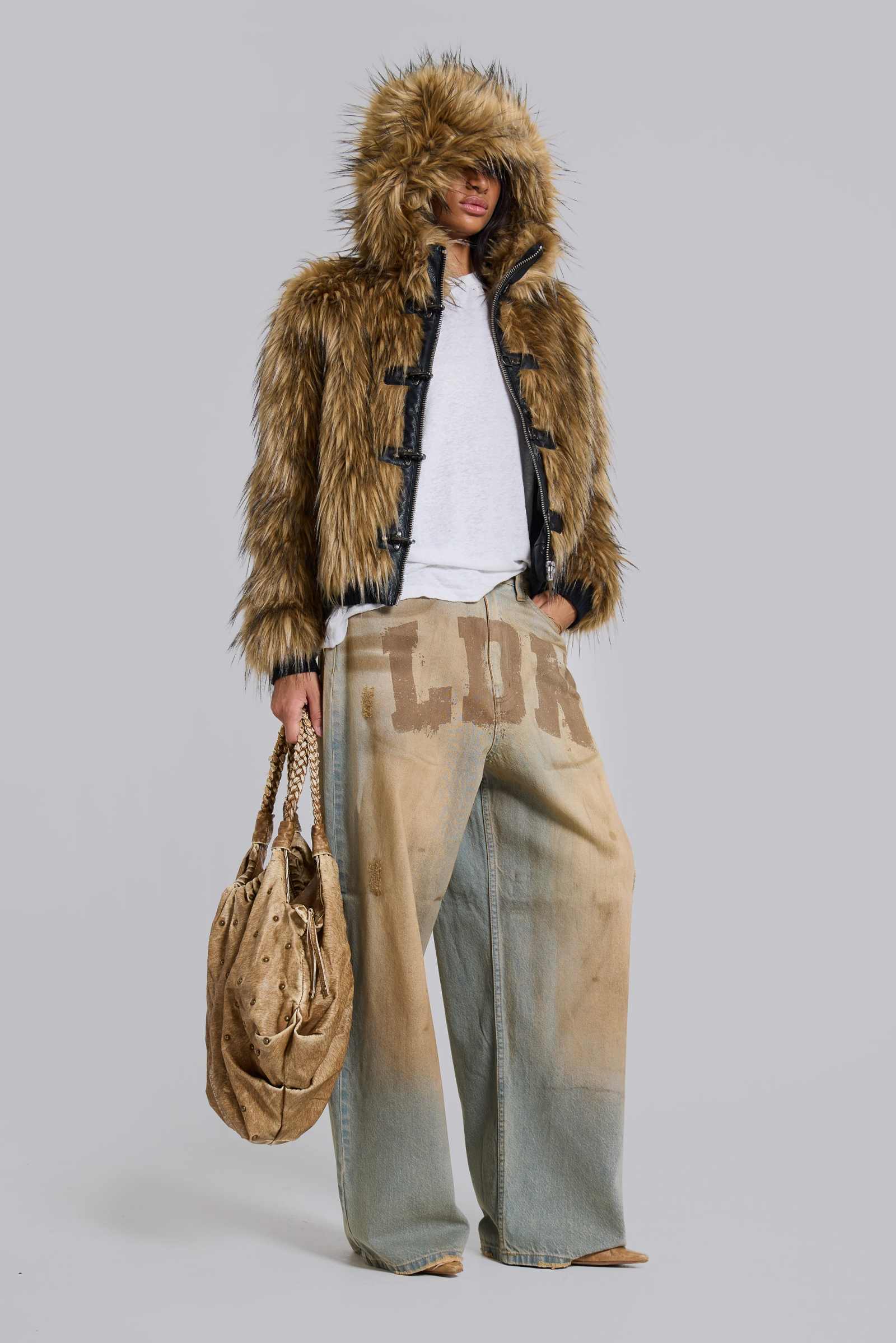 ジャケット・アウター jaded london Fur Blonde Mendoza Jacket Blonde Mendoza Jacket | Jaded London | Clothing