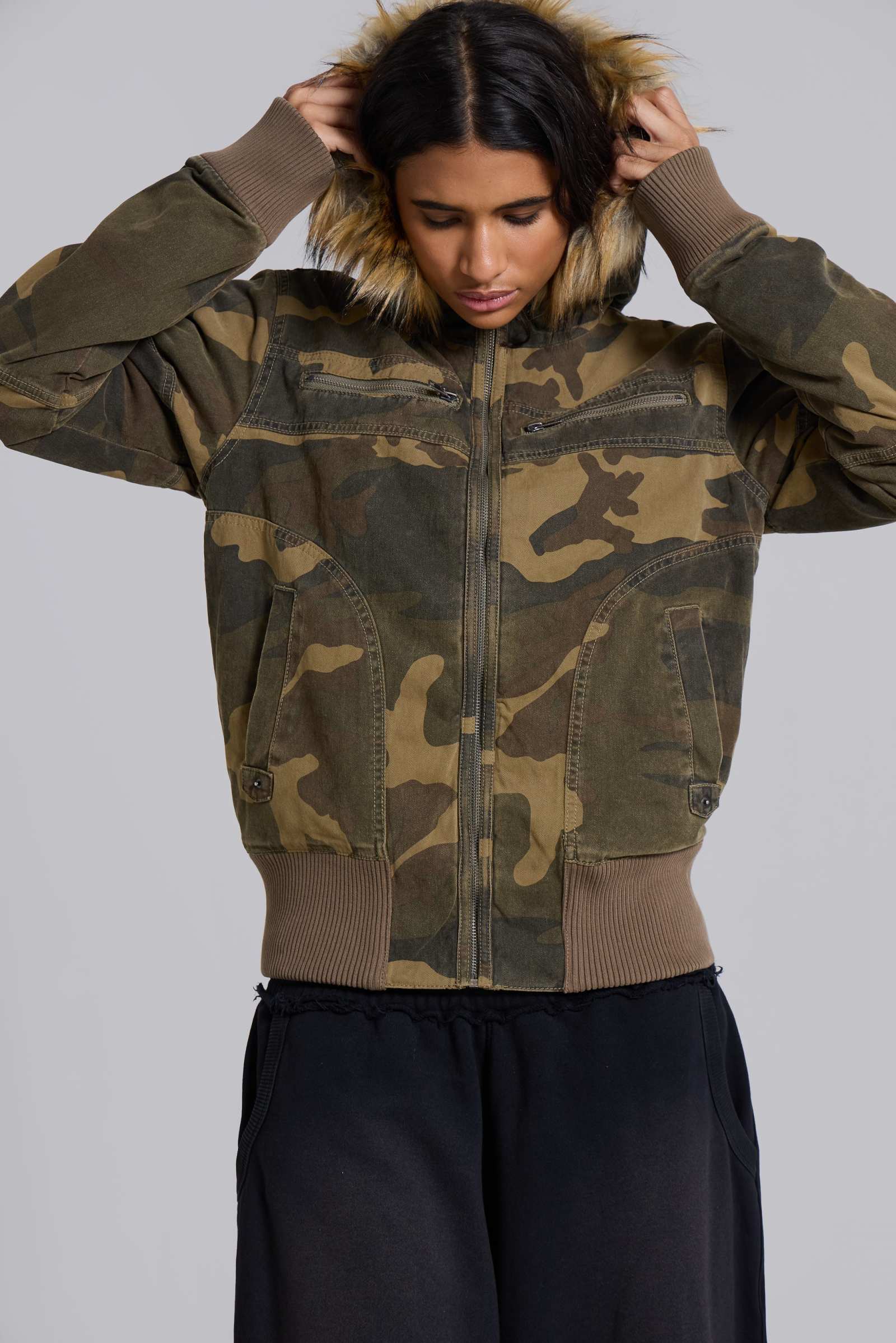 Marshal Camo Jacket | Jaded London