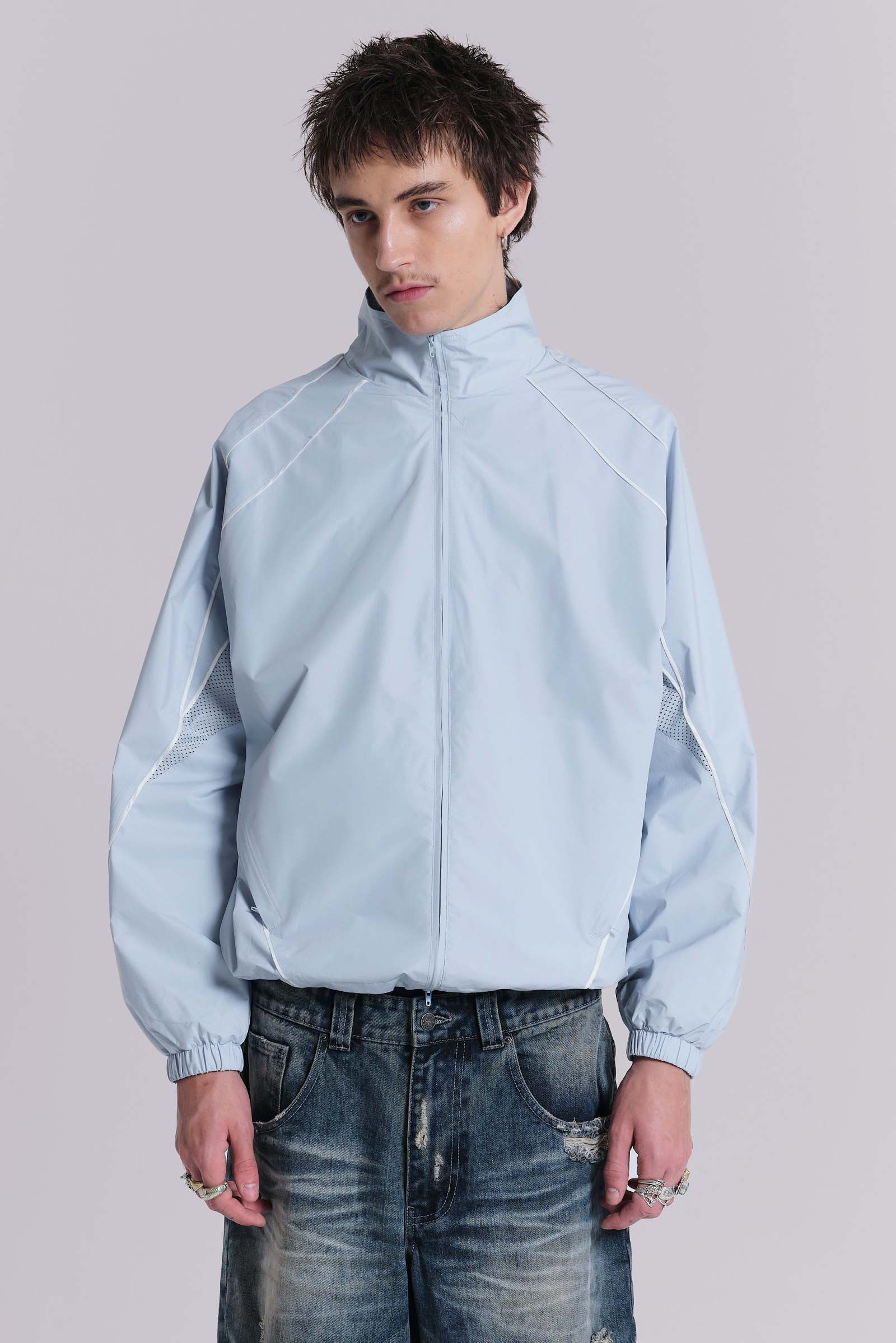 Blue Vapor Tracksuit Top