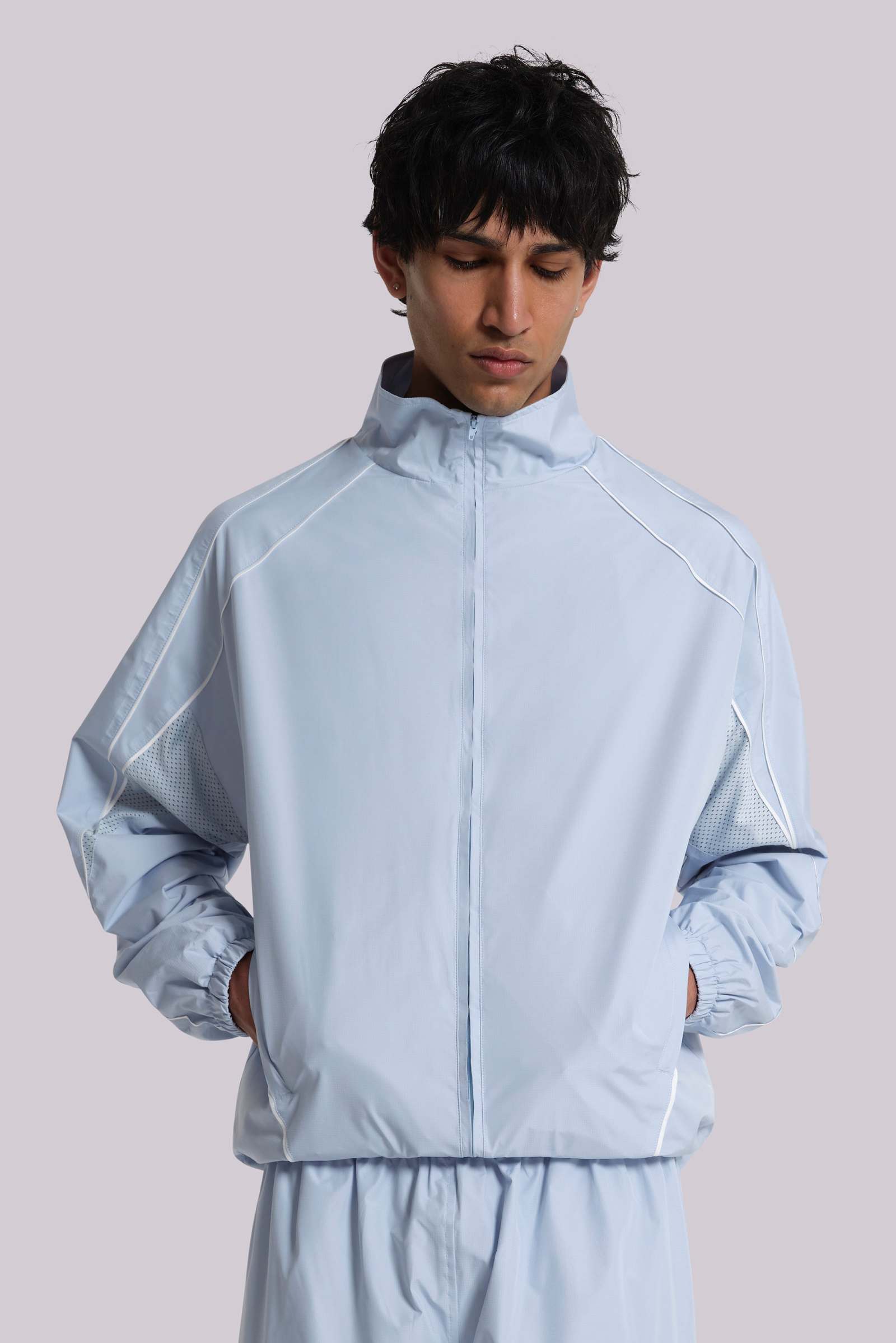 Blue Vapor Tracksuit Top