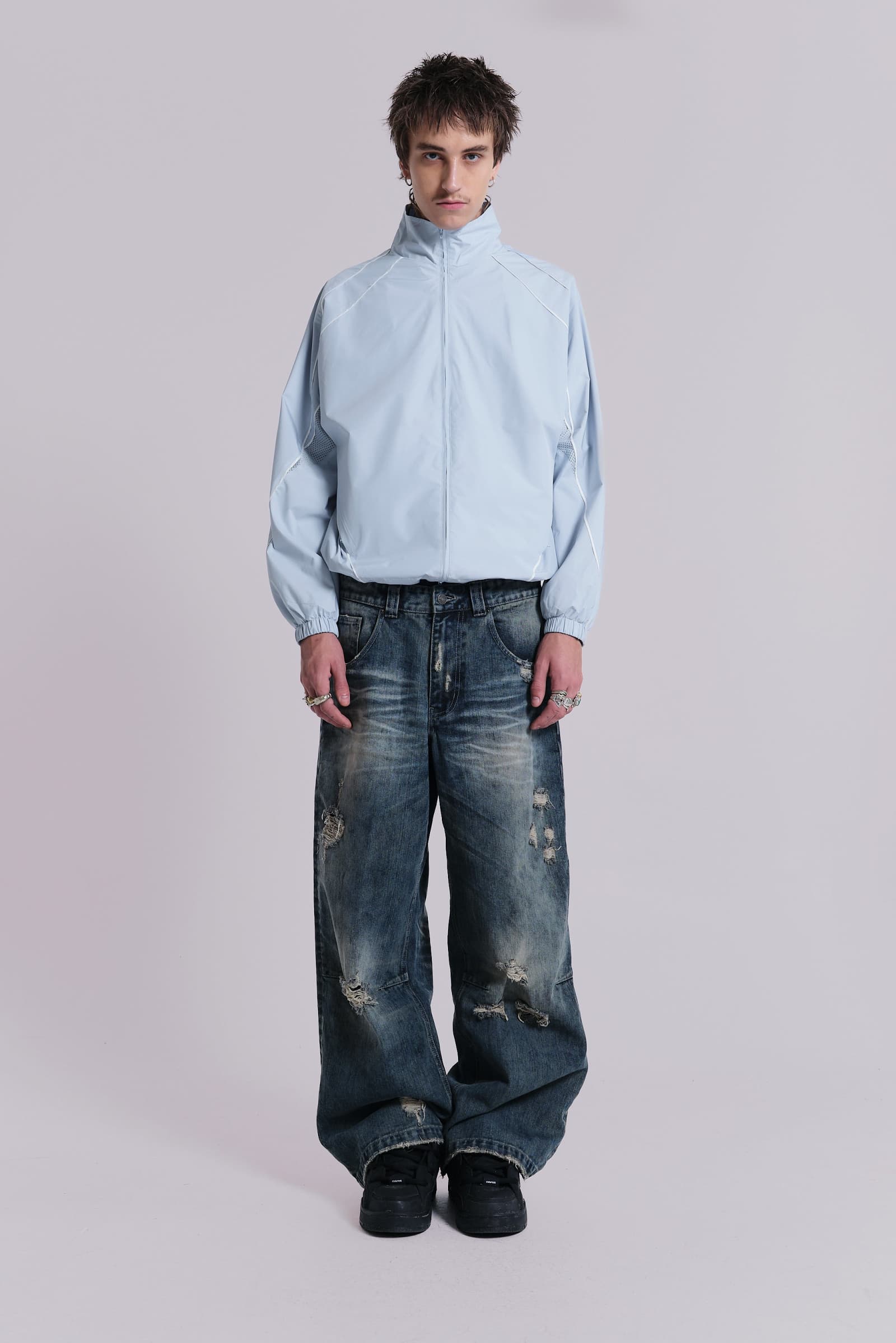 Blue Vapor Tracksuit Top