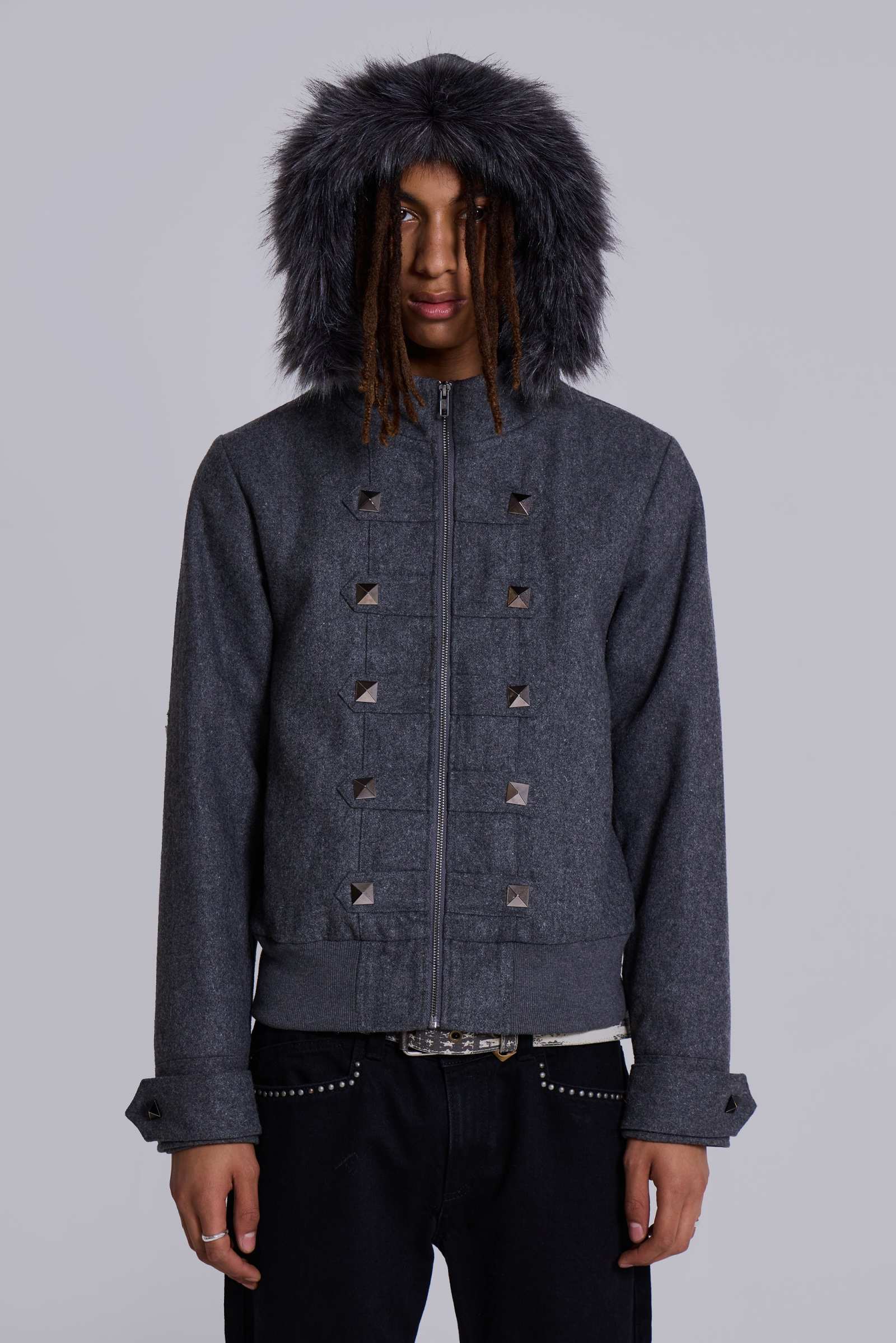 Marl Drummer Hooded Jacket
