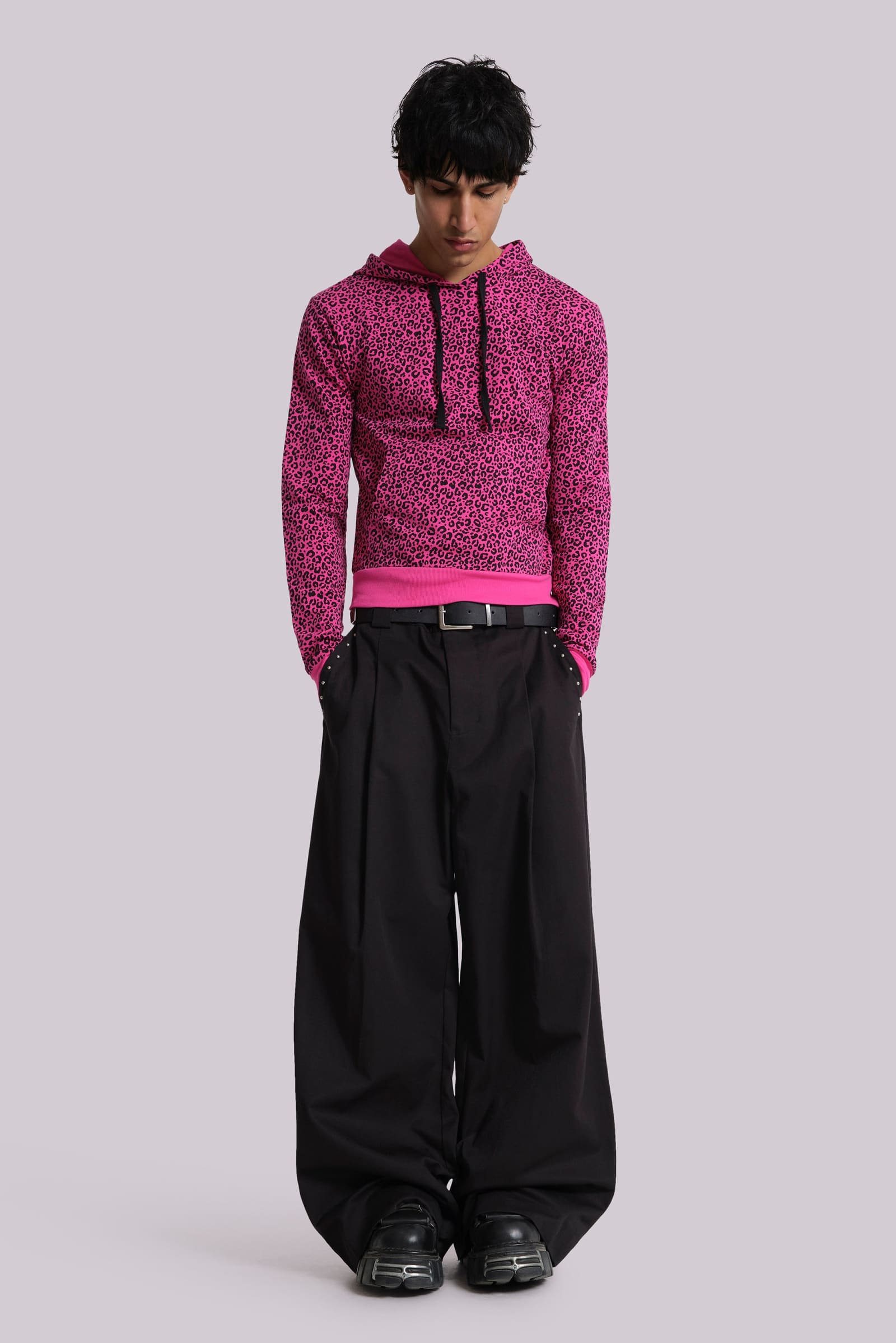 Studded Black Goliath Pants | Jaded London | Clothing
