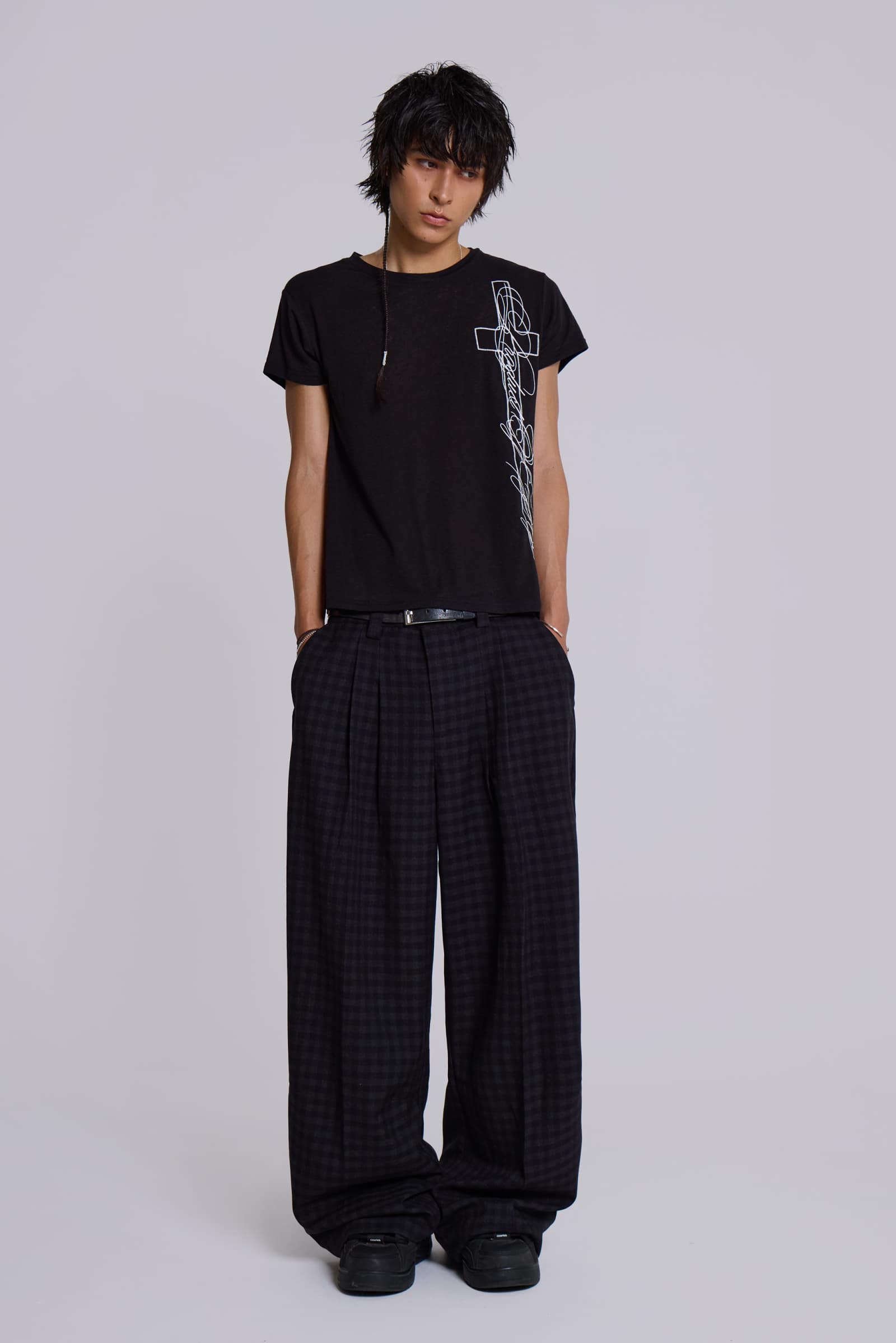 Gingham Goliath Suit Pants