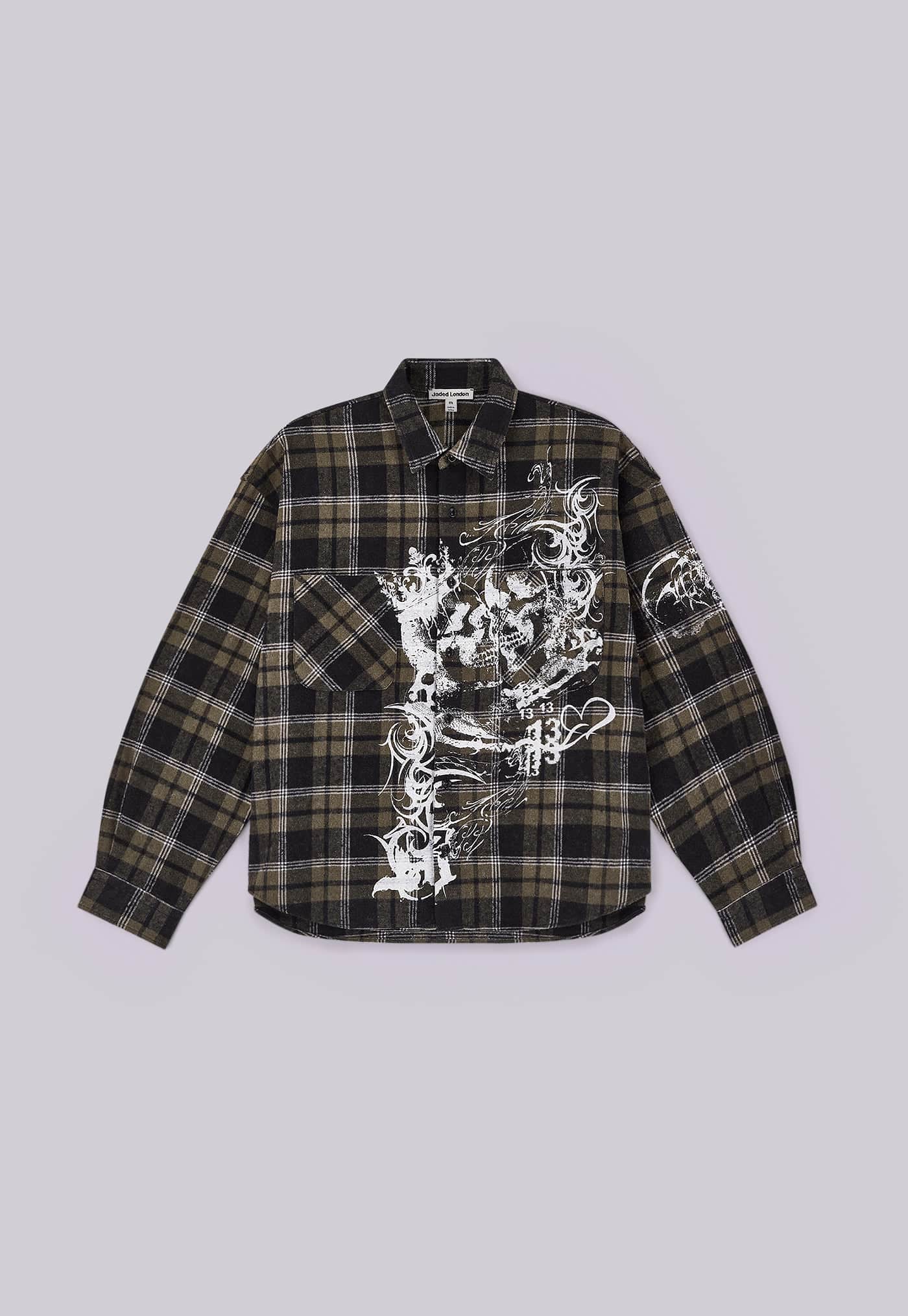 Seized Flannel Shirt | Jaded London | Clothing