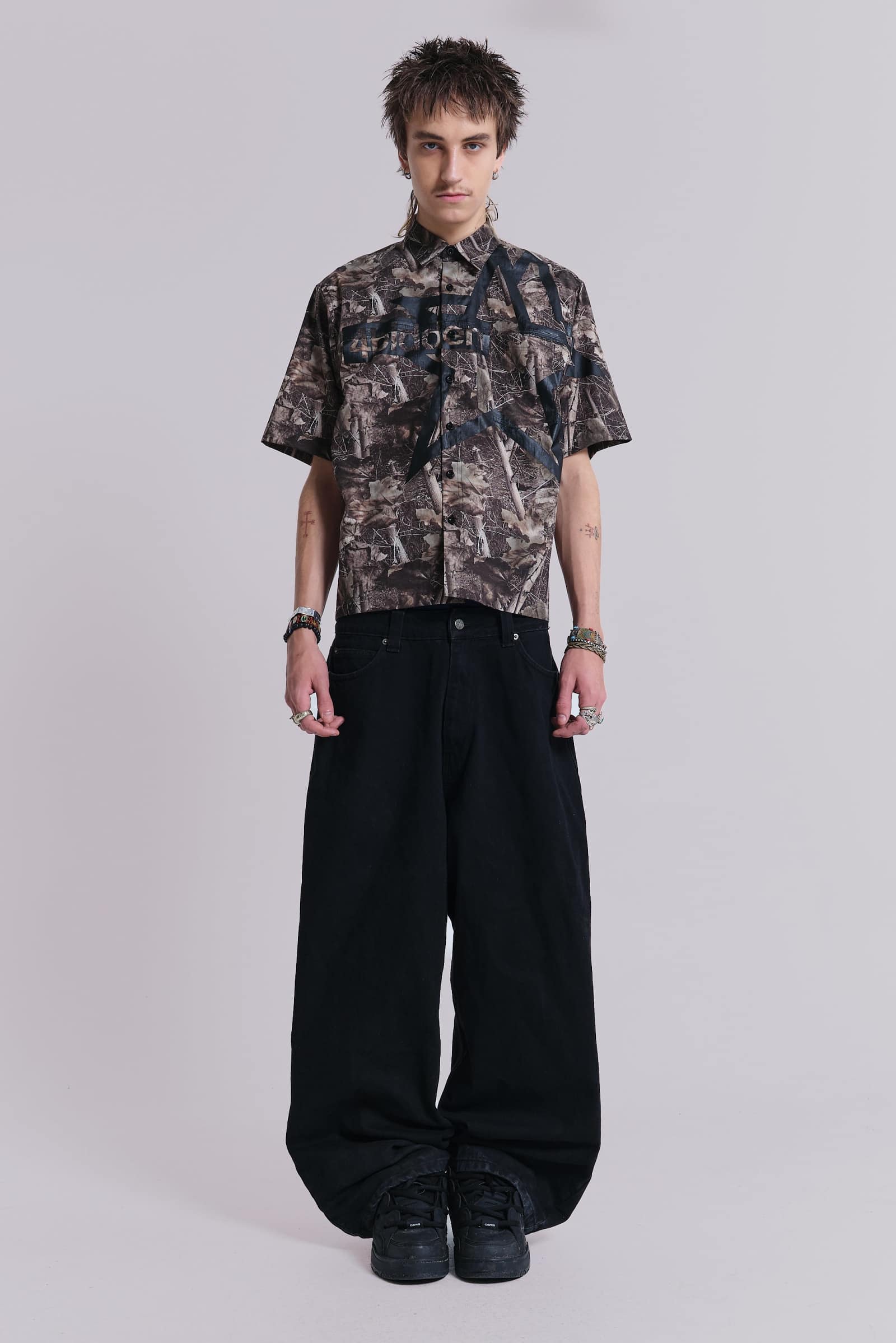 JADED LONDON/Stealth woodland camo プリントシャツ Stealth Shirt | Jaded London | Clothing