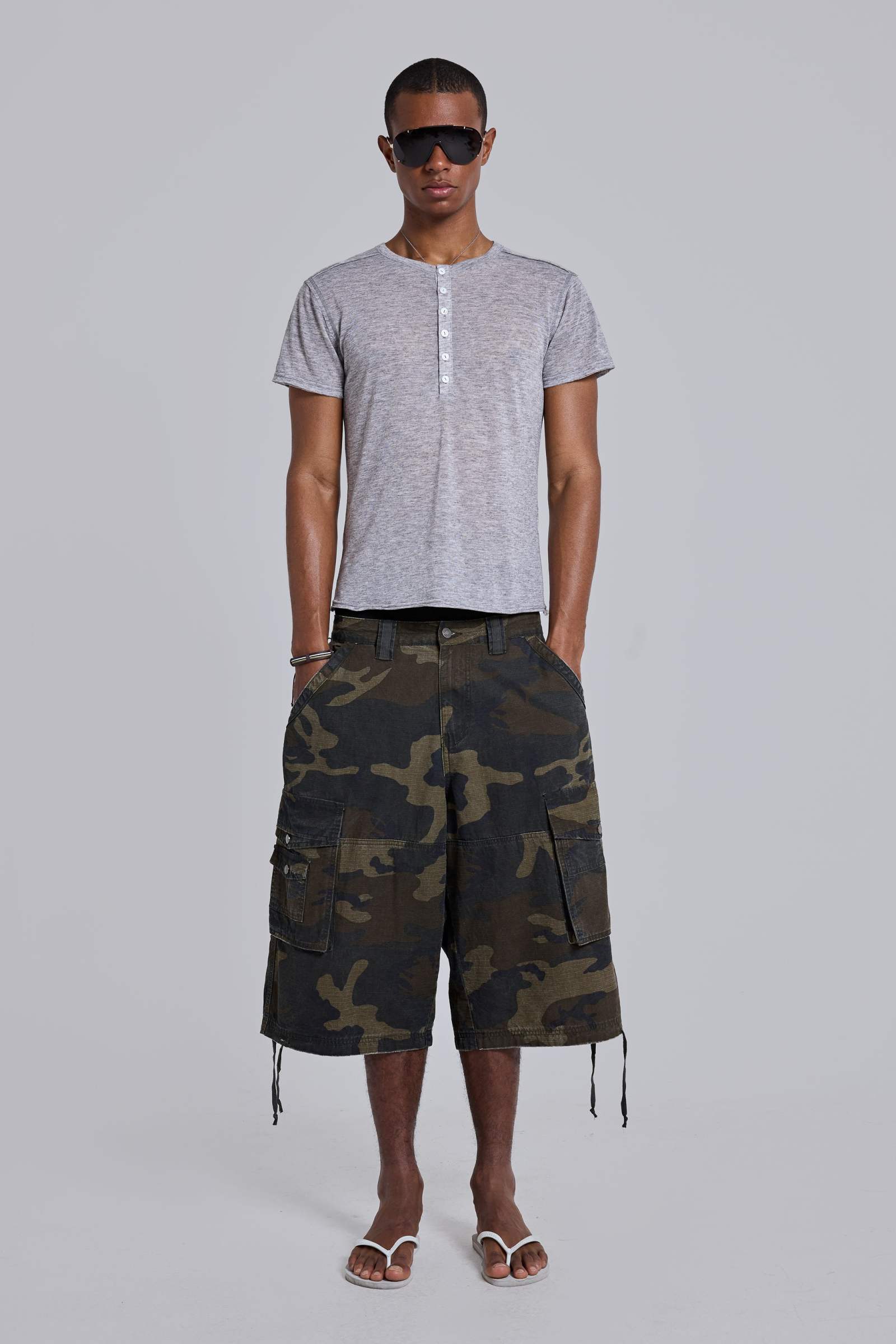 CAMO RIPSTOP CARGO SHORT
