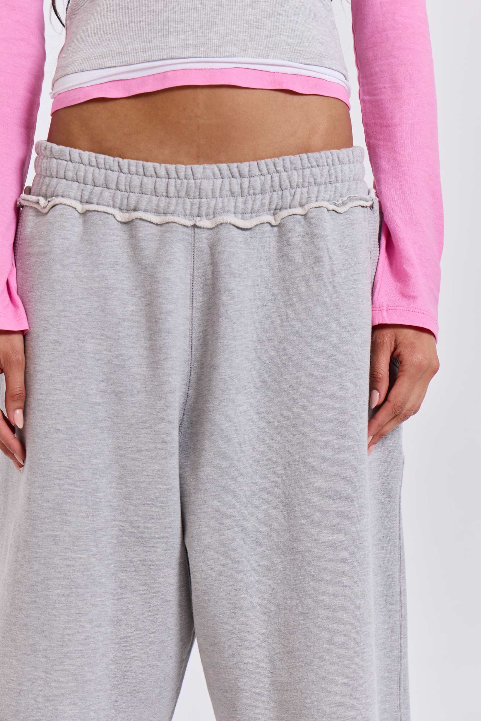 Grey Marl Monster Jogger Shorts