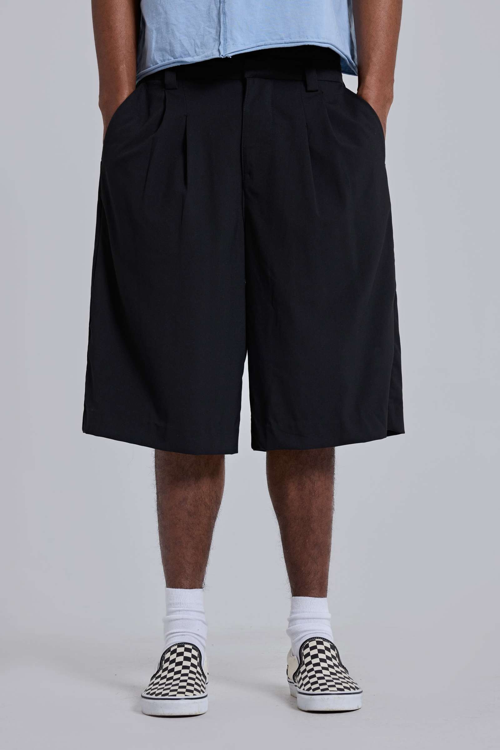 Black Goliath Tailored Baggy Shorts