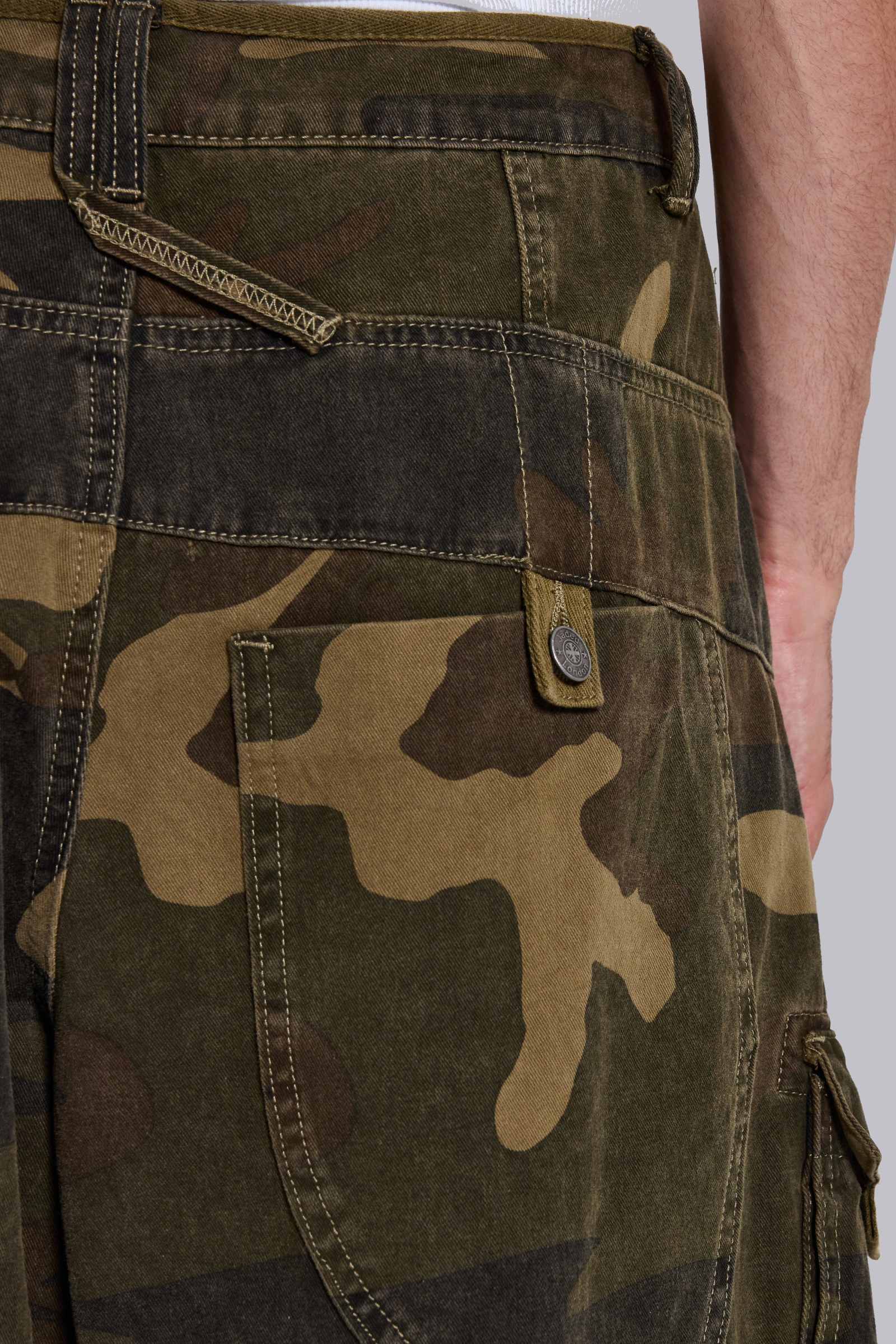 Shop Cadet Camo Baggy Shorts | Jaded London | Clothing