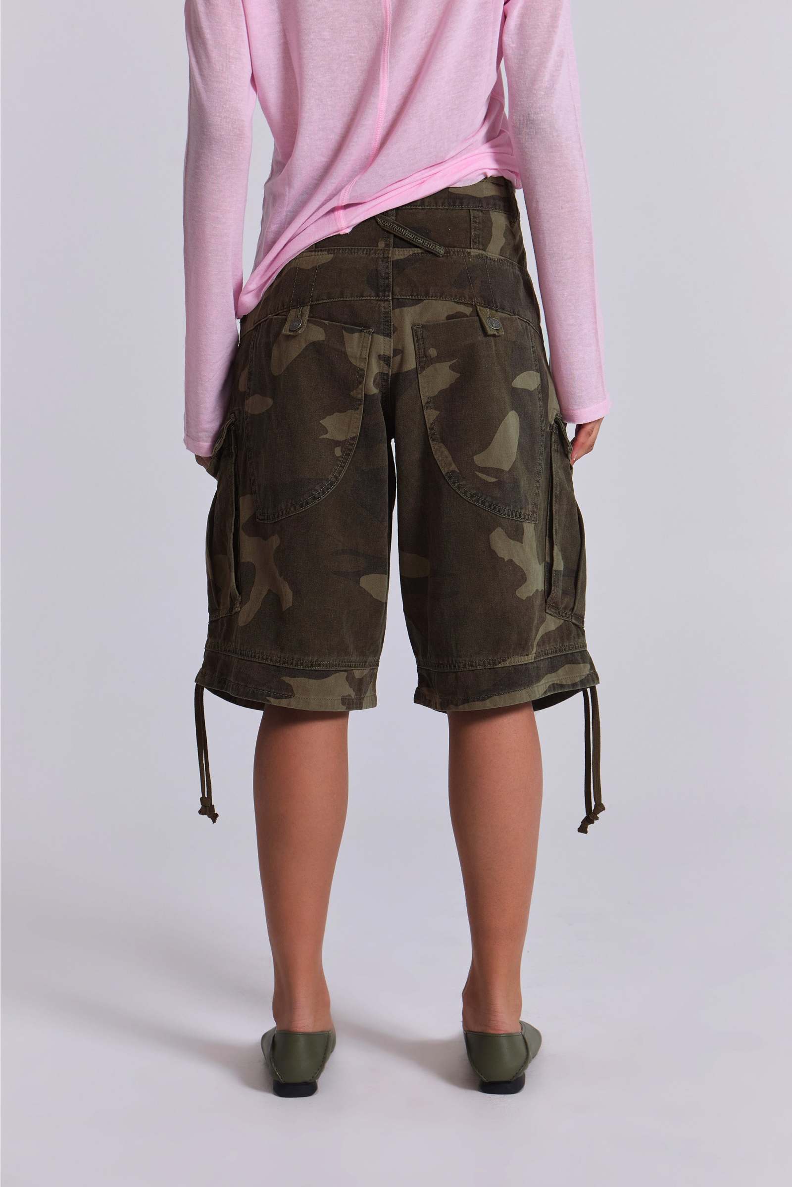 Shop Cadet Camo Shorts Jaded London Clothing