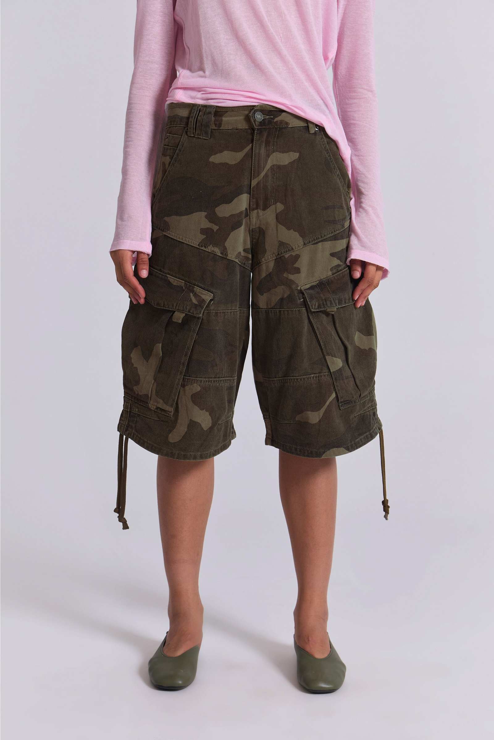 Cadet Camo Baggy Shorts