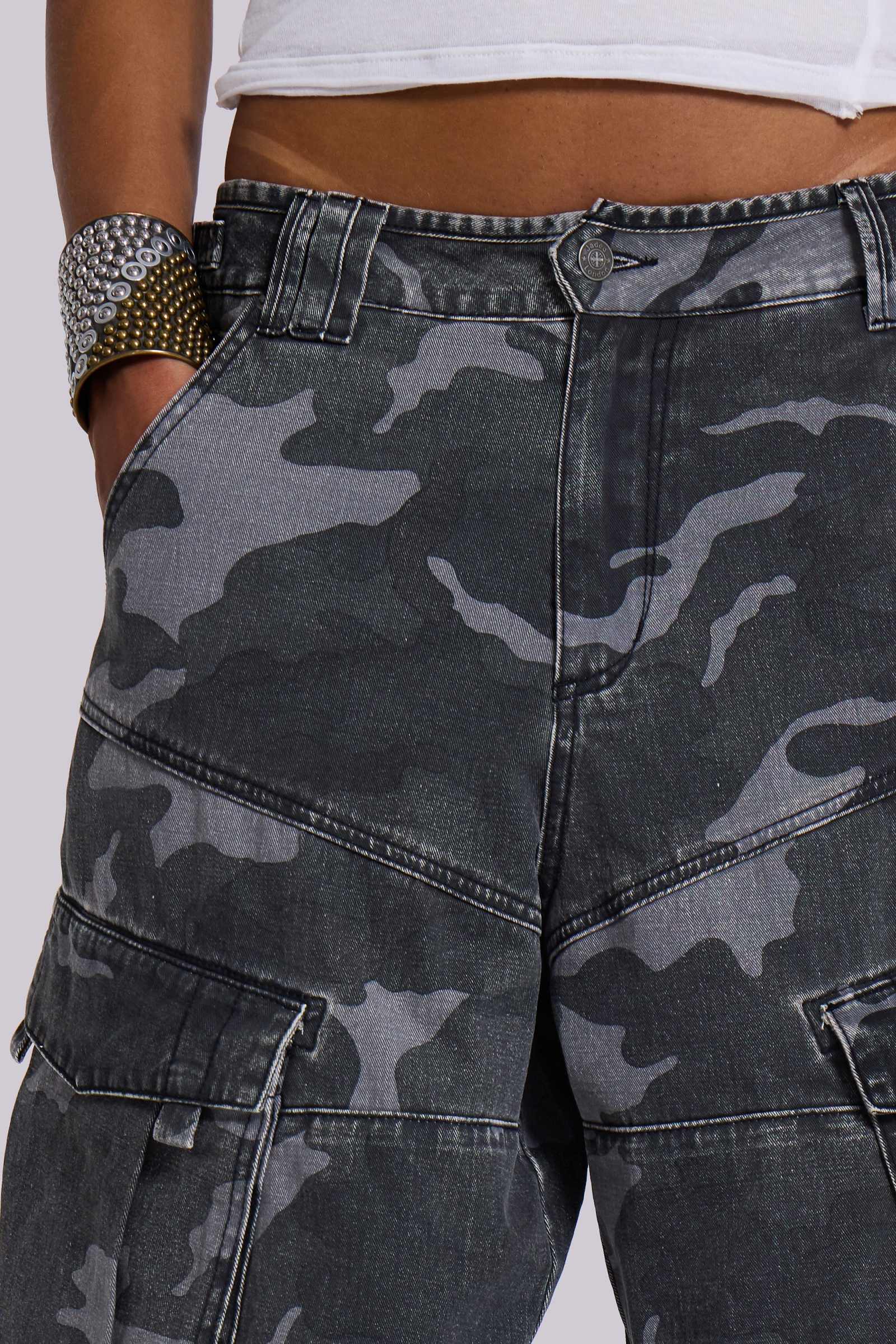 JADED LONDON◆Cadet Camo Baggy Shorts(関税/送料込) Red Camo Cadet Shorts | Jaded London