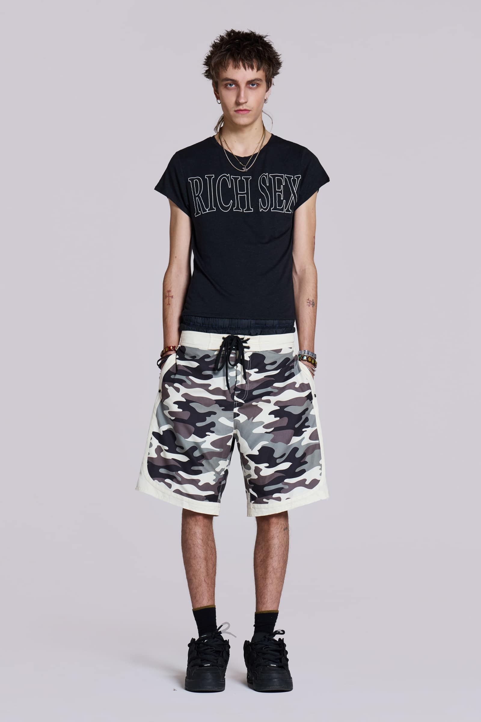 Washed Camo Board Shorts