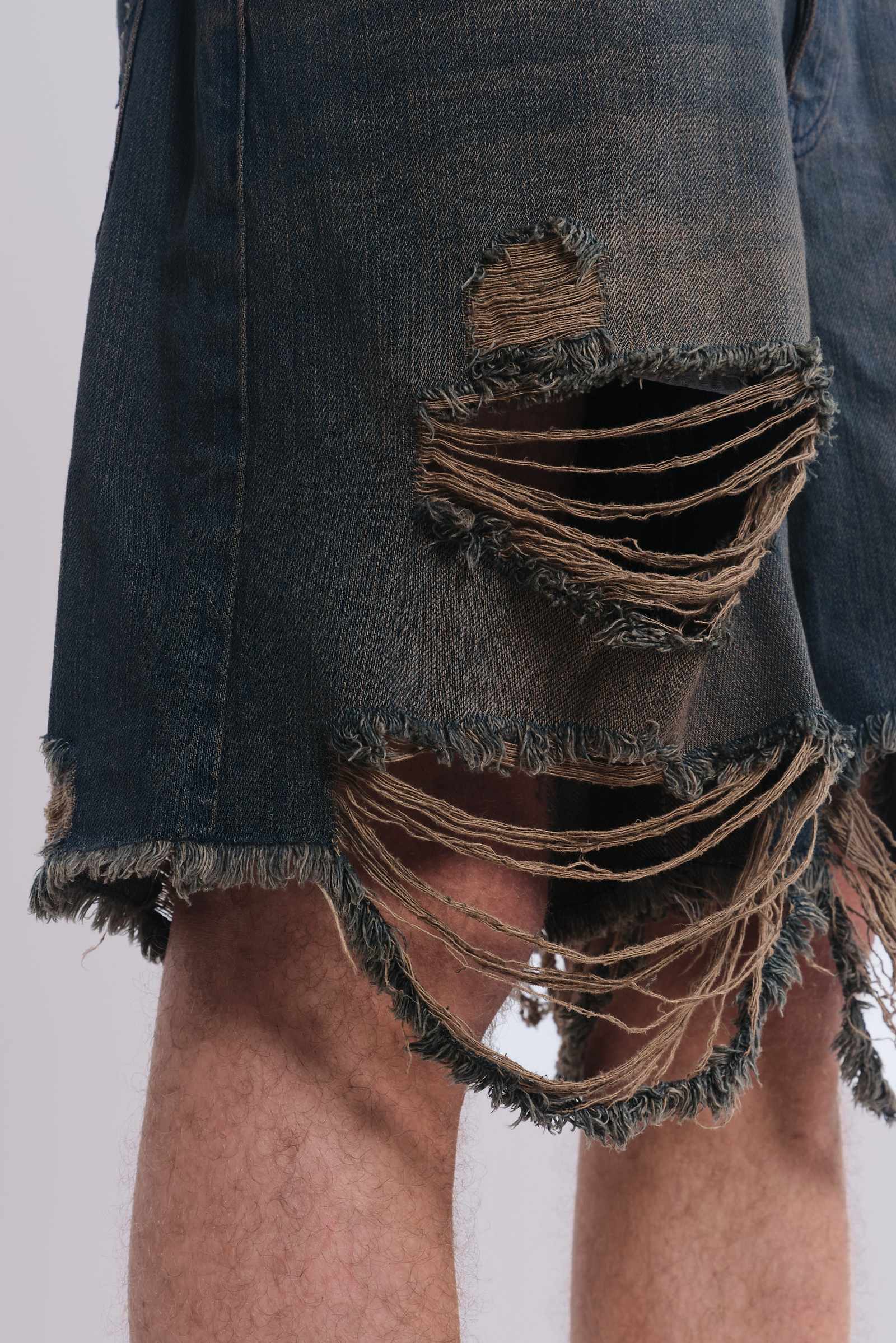 ★JADED LONDON UK★ Glasto Shorts Dark Vintage Wash Glasto Shorts | Jaded London | Clothing