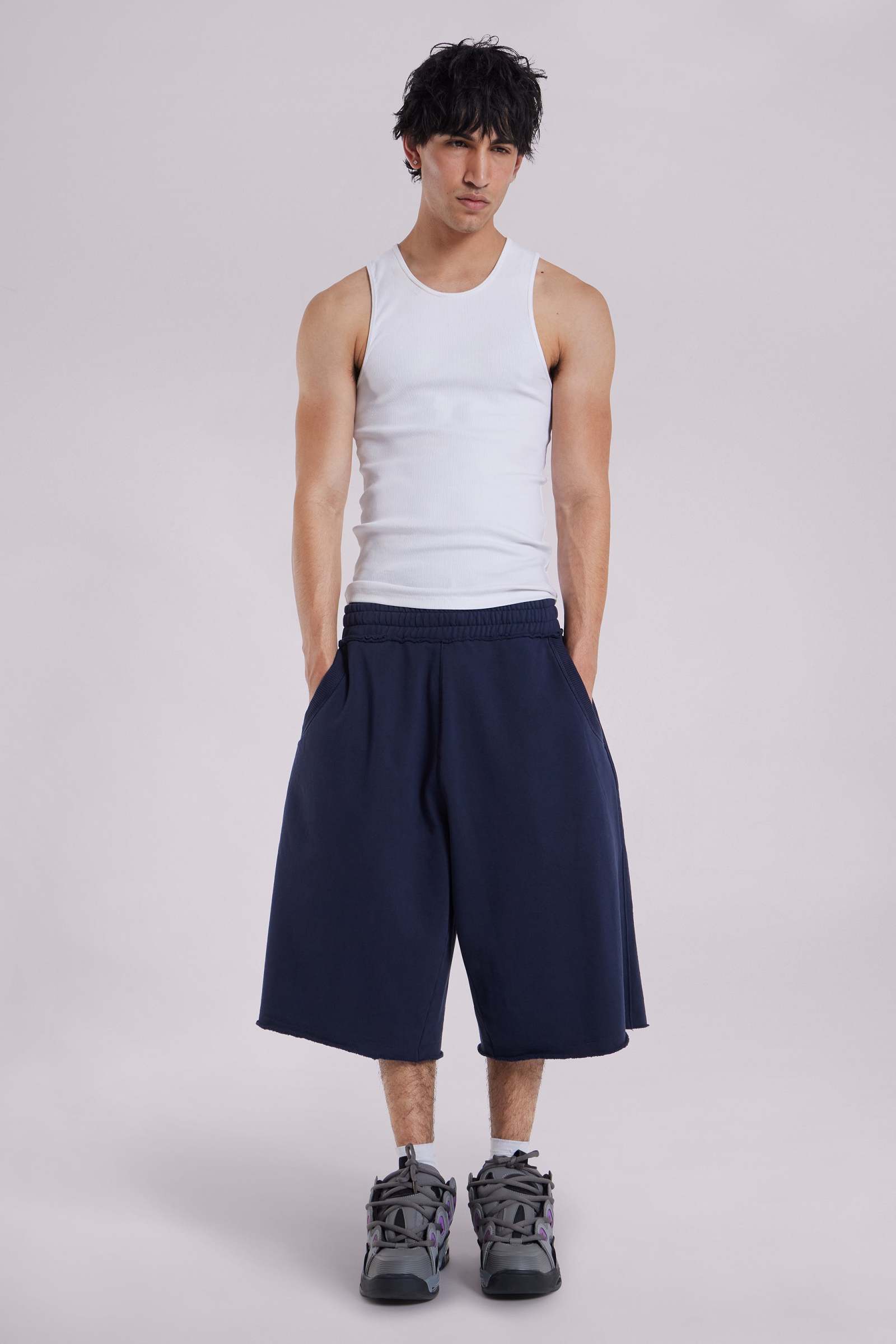 Navy Monster Shorts