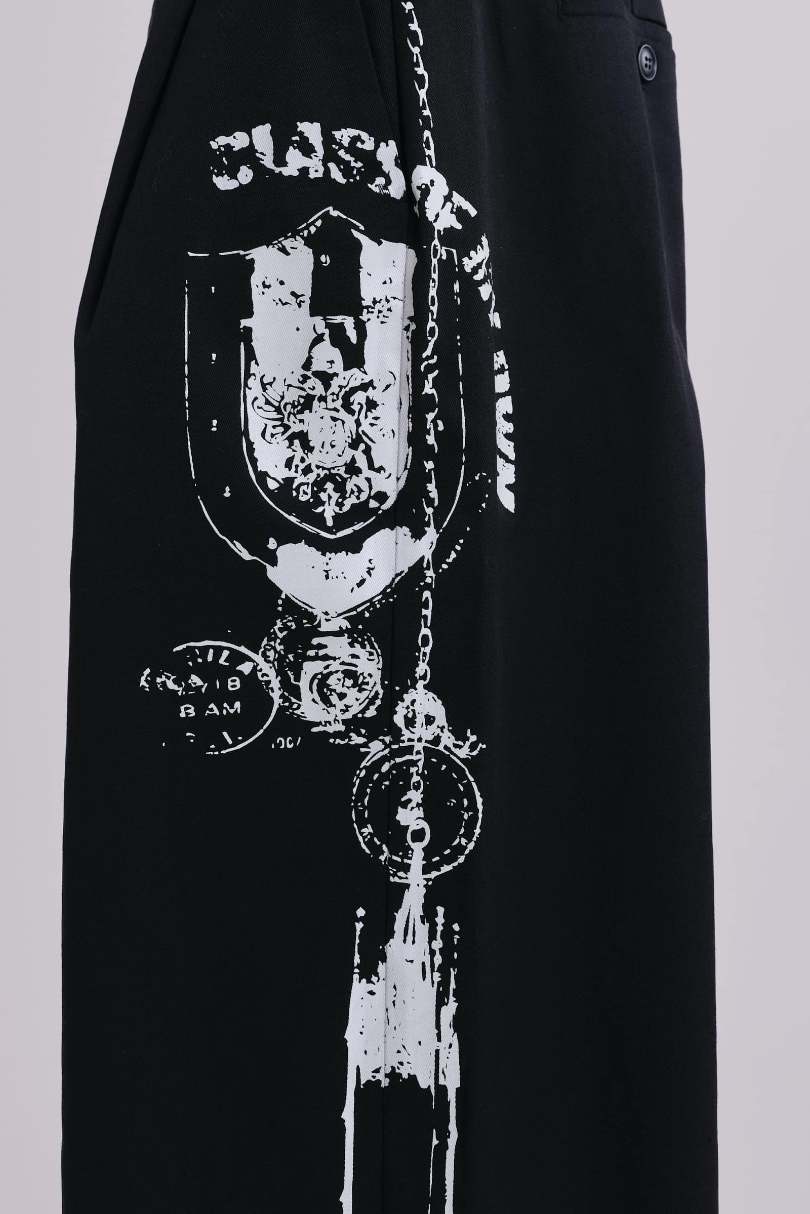 JADED LONDON/Black Printed XL Goliath ショーツ Black Printed XL Goliath Shorts | Jaded London | Clothing
