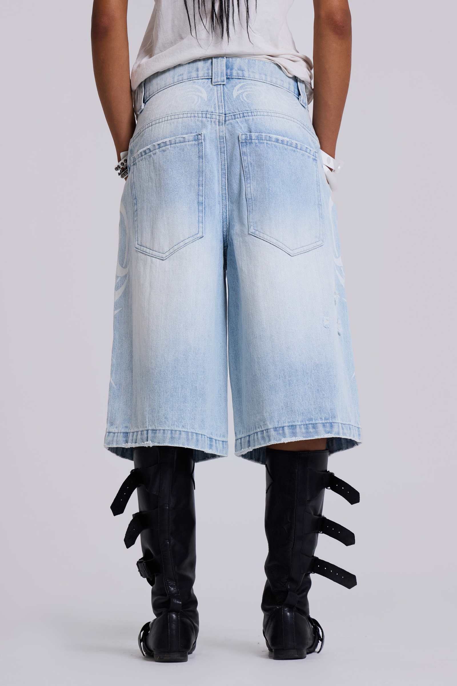 Bleach Blade Colossus Jorts | Jaded London | Clothing