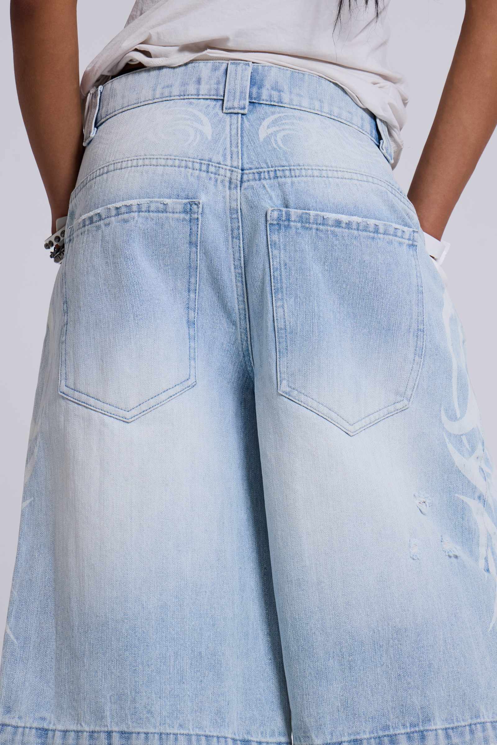 Bleach Blade Colossus Jorts | Jaded London | Clothing