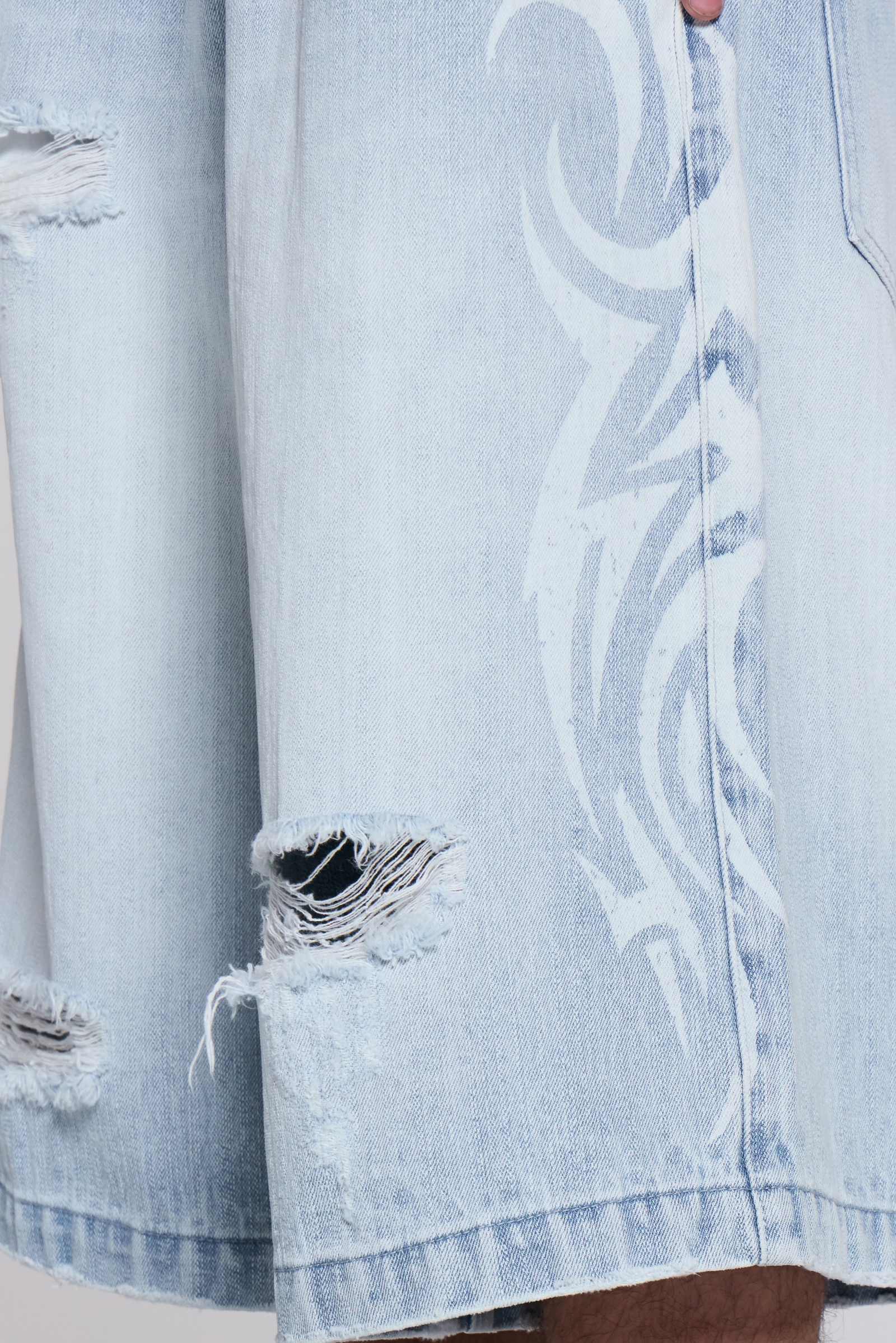【JADED LONDON】Bleach Blade Colossus Jorts Bleach Blade Colossus Jorts | Jaded London | Clothing