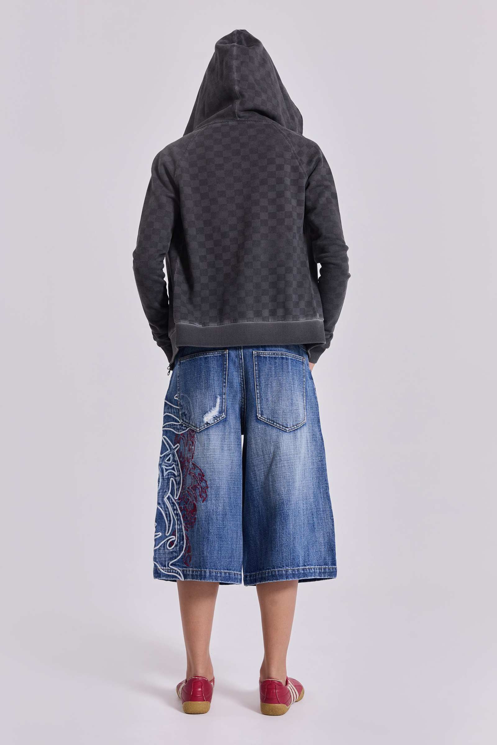 【JADED LONDON】Layered Tribal XL Colossus Jorts Layered Tribal XL Colossus Jorts | Jaded London | Clothing