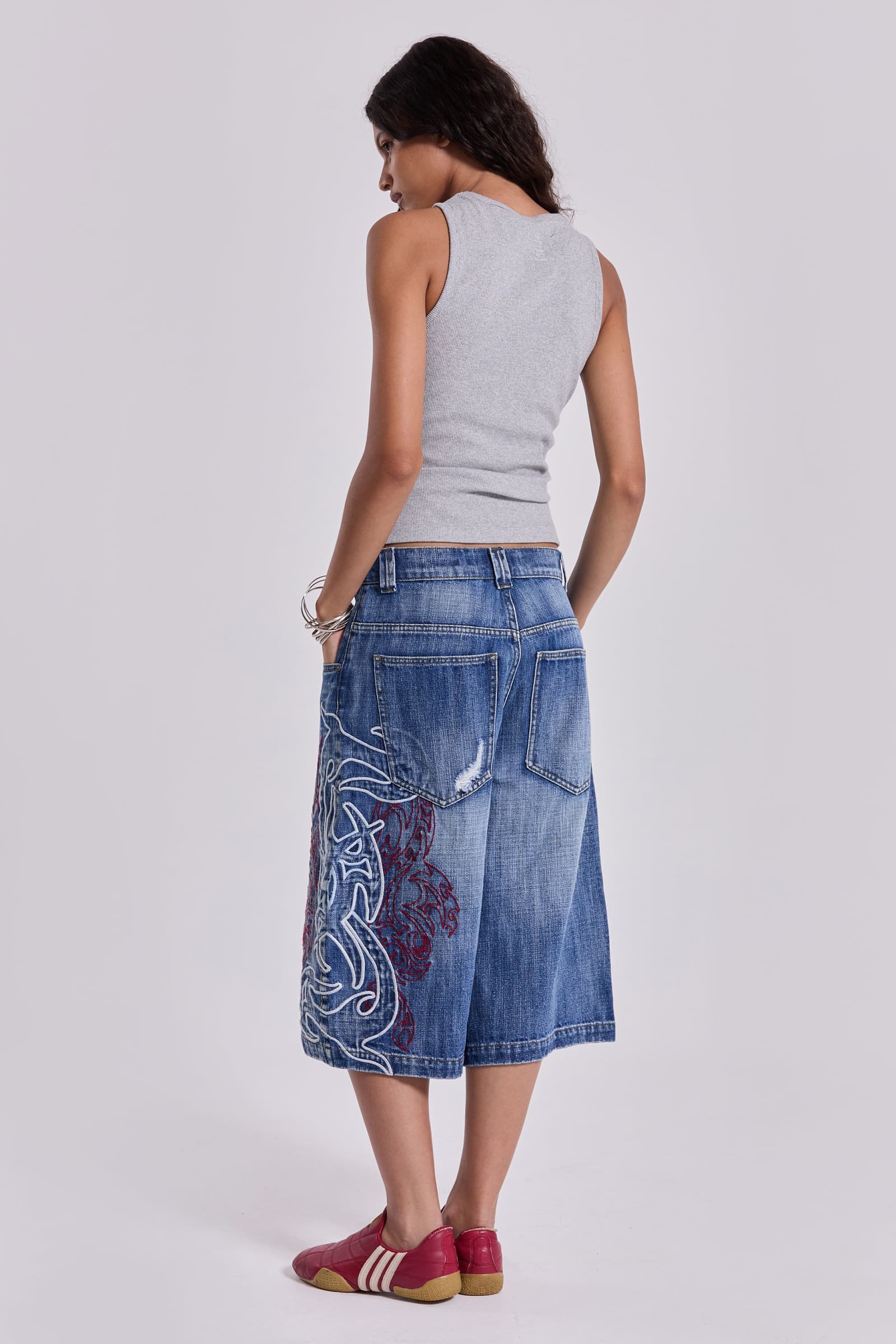 ★JADED LONDON UK★ Layered Tribal XL Colossus Jeans Layered Tribal XL Colossus Jeans | Jaded London | Clothing