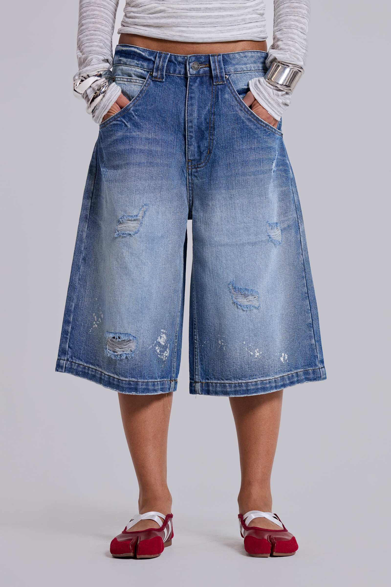 Bleached Colossus Jorts