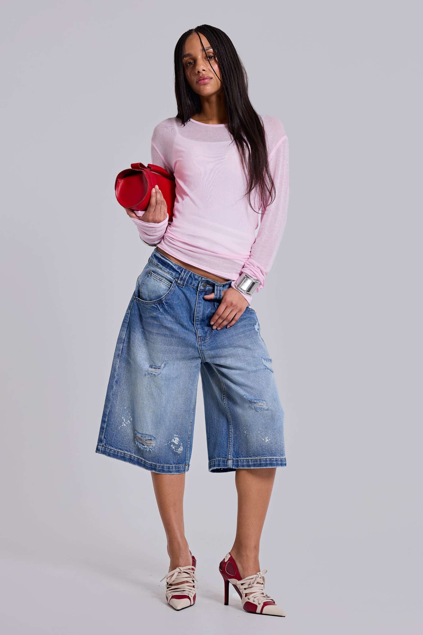 Bleached Colossus Jorts