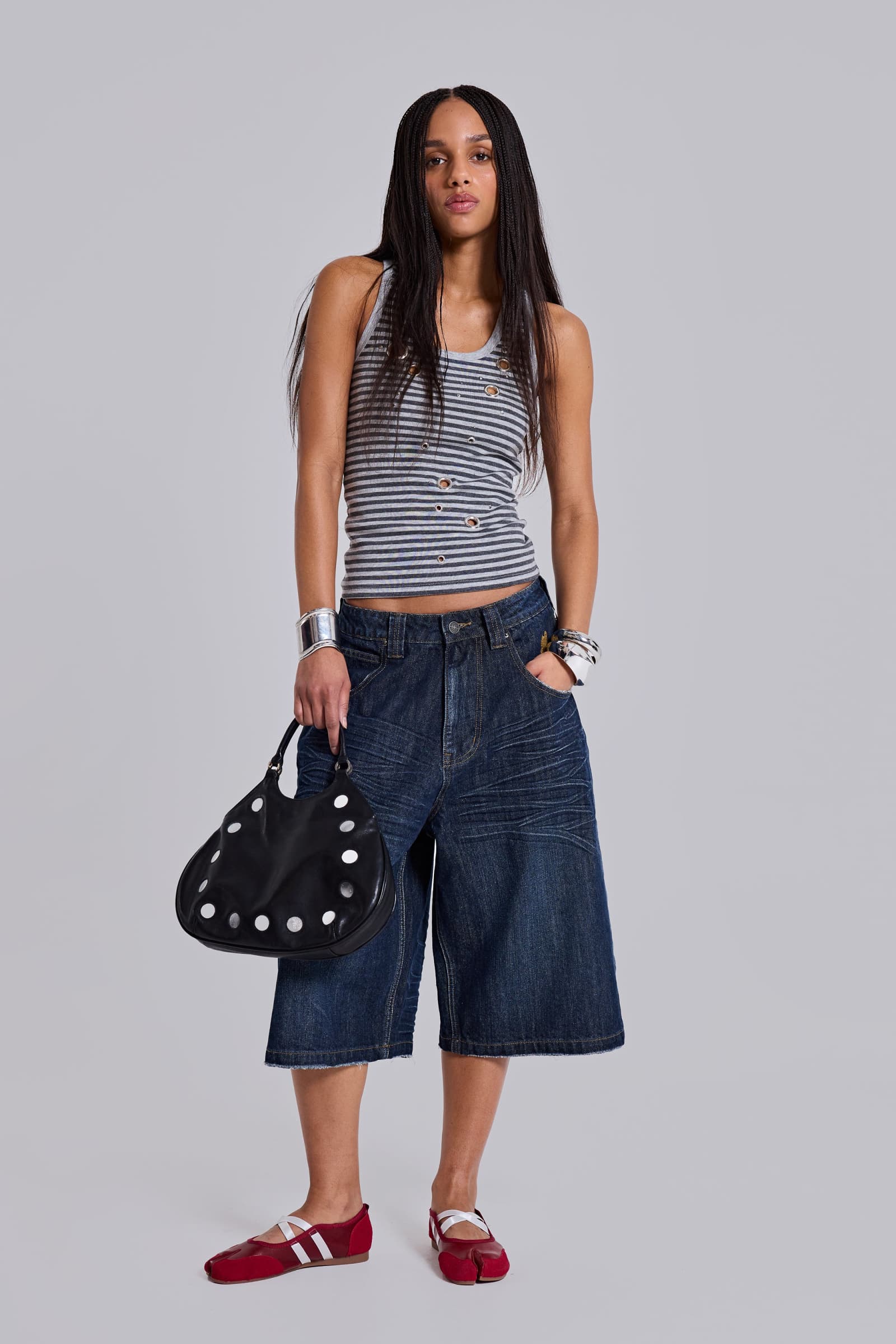 Union Jack Indigo Colossus Jorts