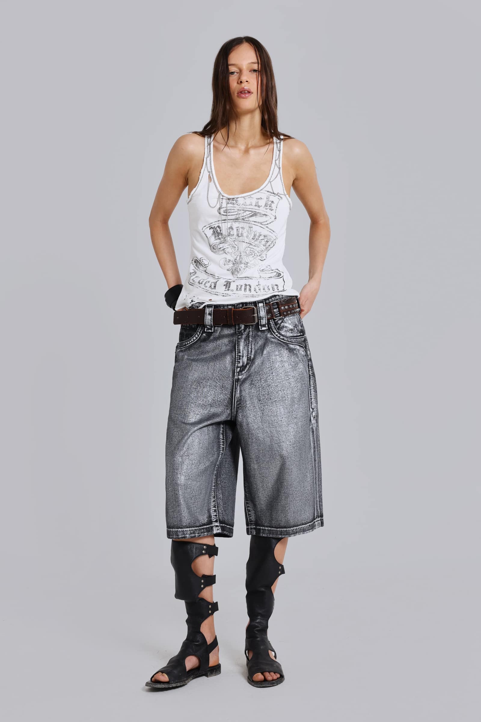 Rock Revival Chain Embroidered Vest Top