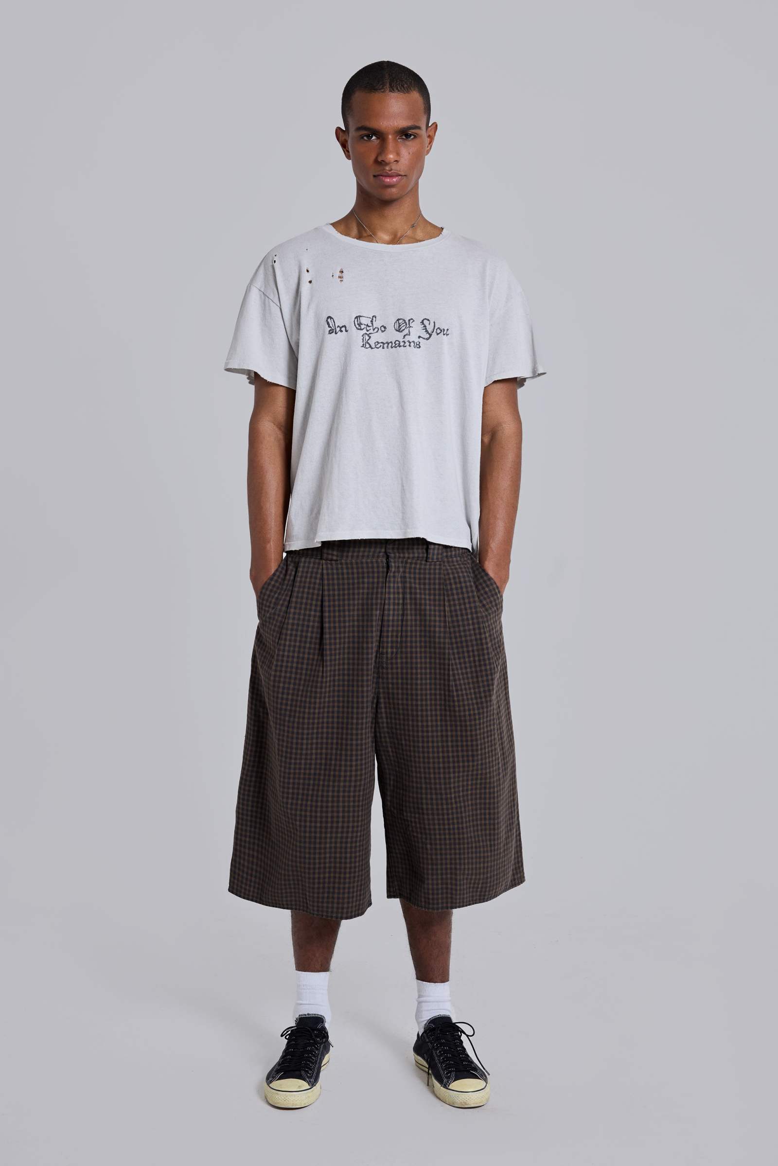 BLUE CHECK XL GOLIATH SHORTS