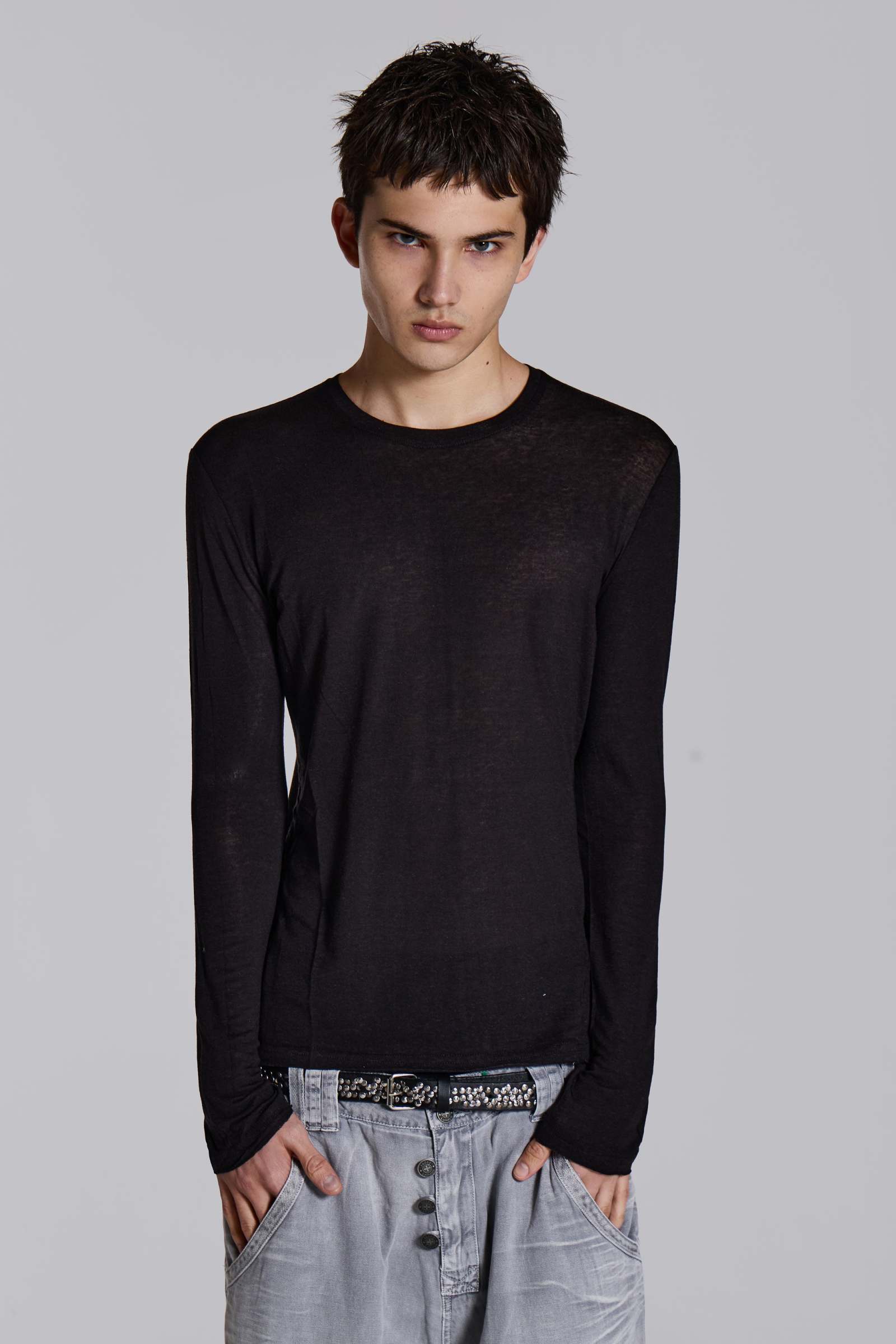 Black Mist Long Sleeve Top