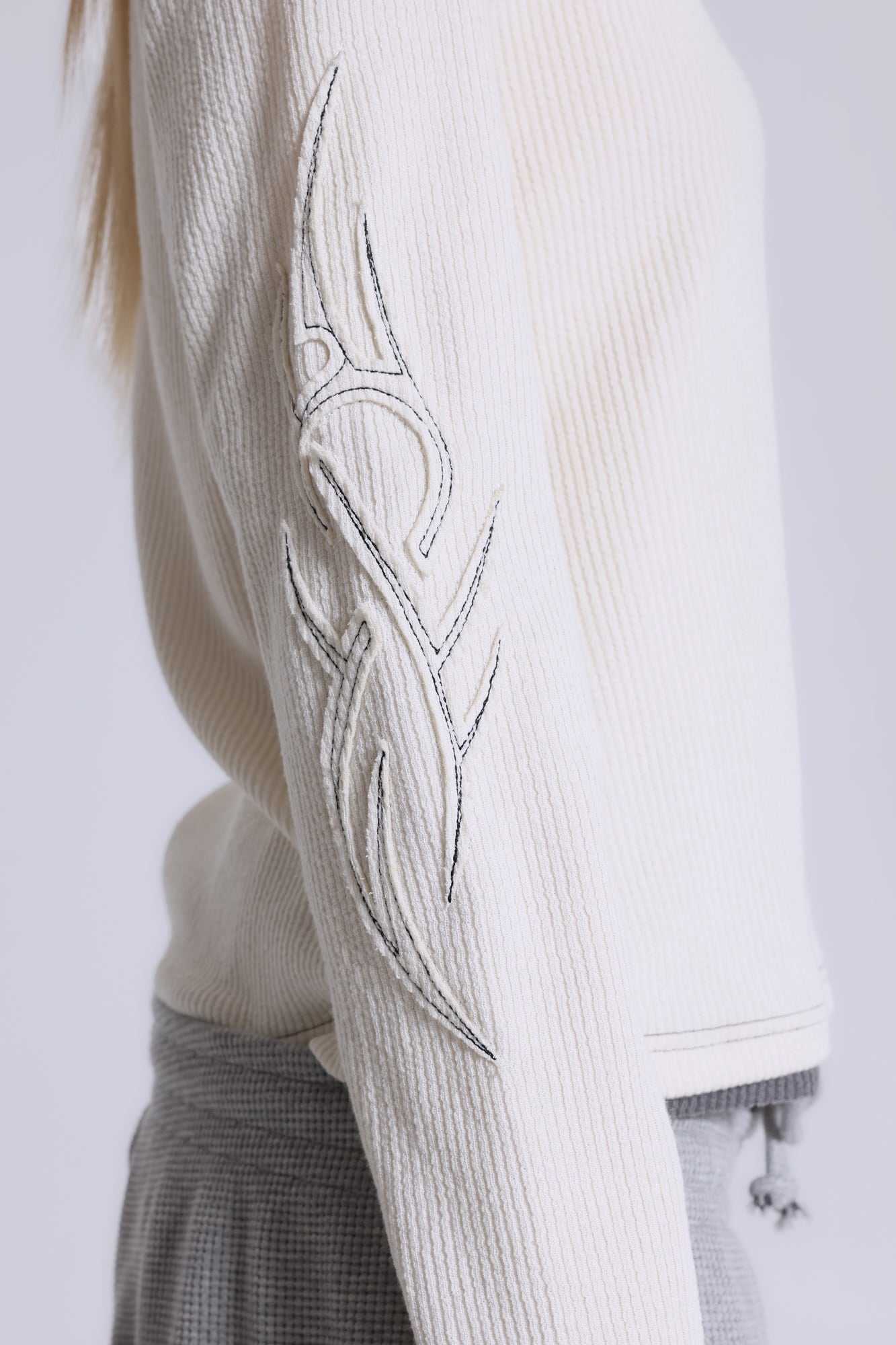 Off White Tattoo Applique Tee