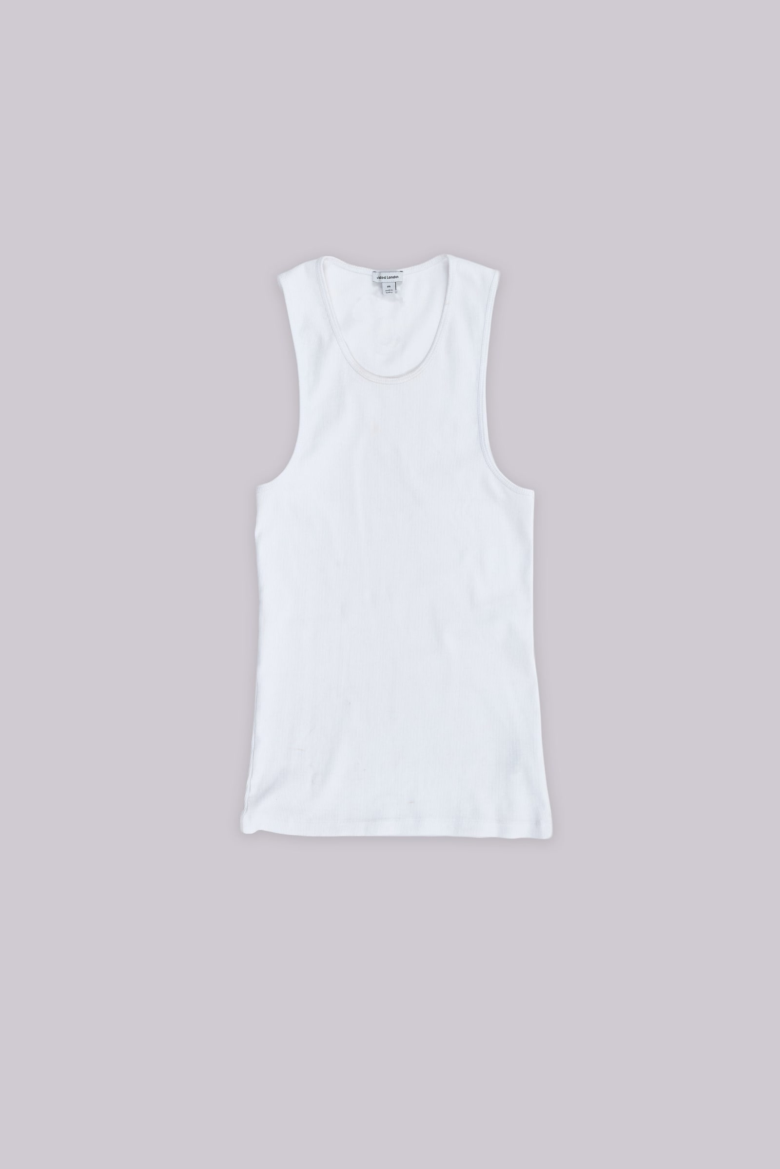 大人気！Jaded London★White Rib Full Length タンクトップ White Rib Full Length Vest | Jaded London