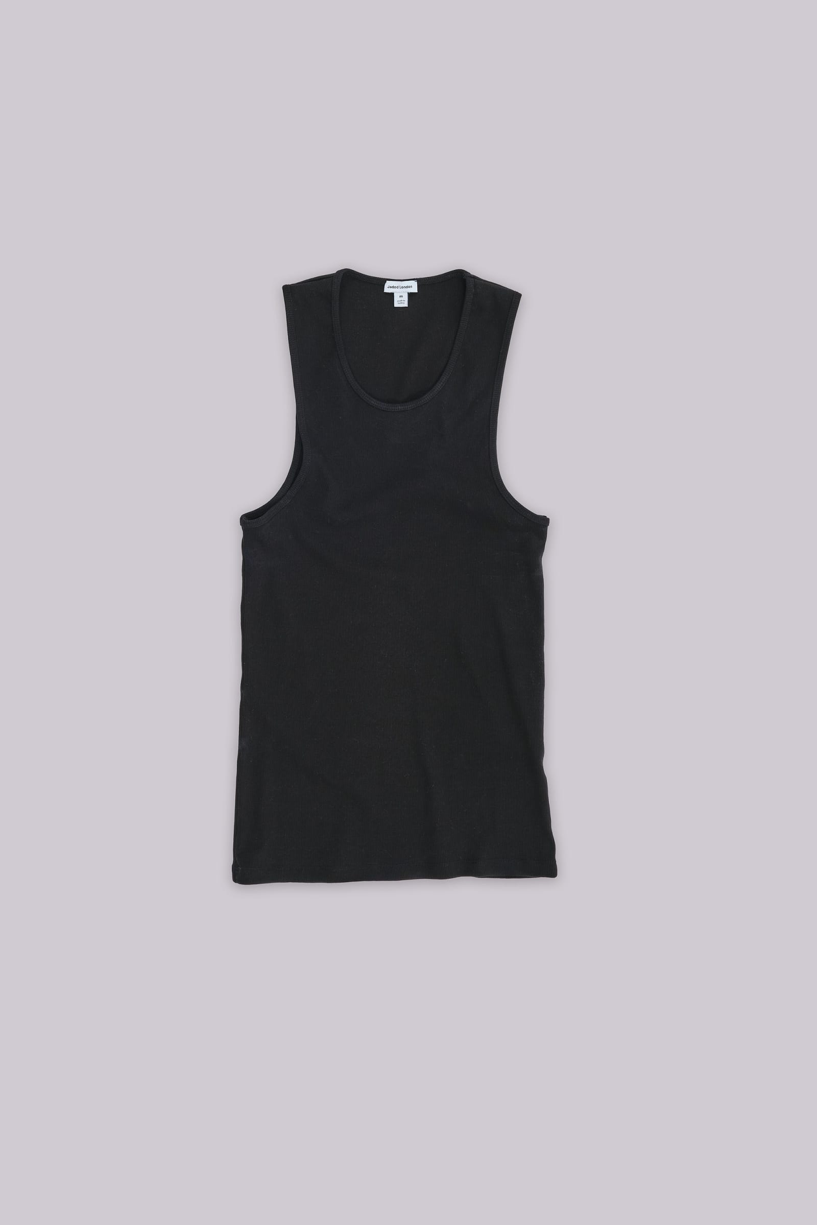 JADED LONDON Rib Full Length Vest タンクトップ 送料/関税込 White Rib Full Length Vest | Jaded London