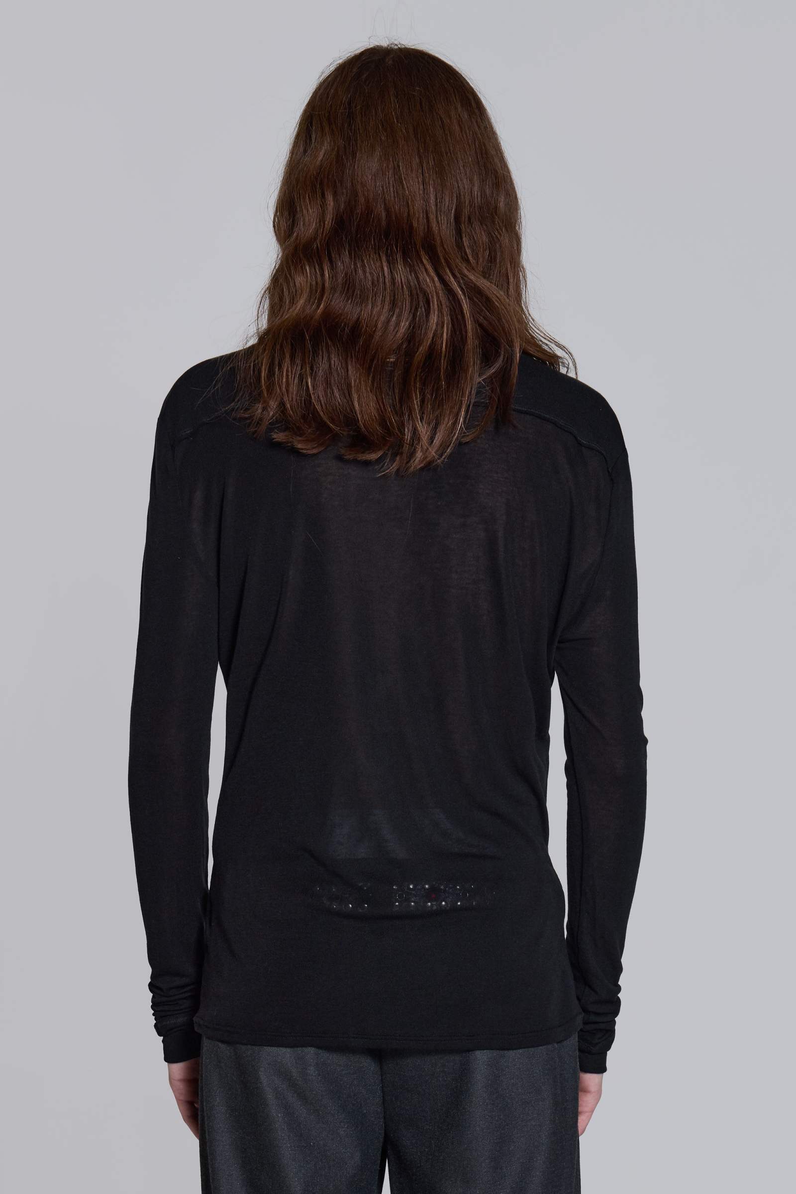 Black Haze Henley Long Sleeve Tee | Jaded London | Clothing