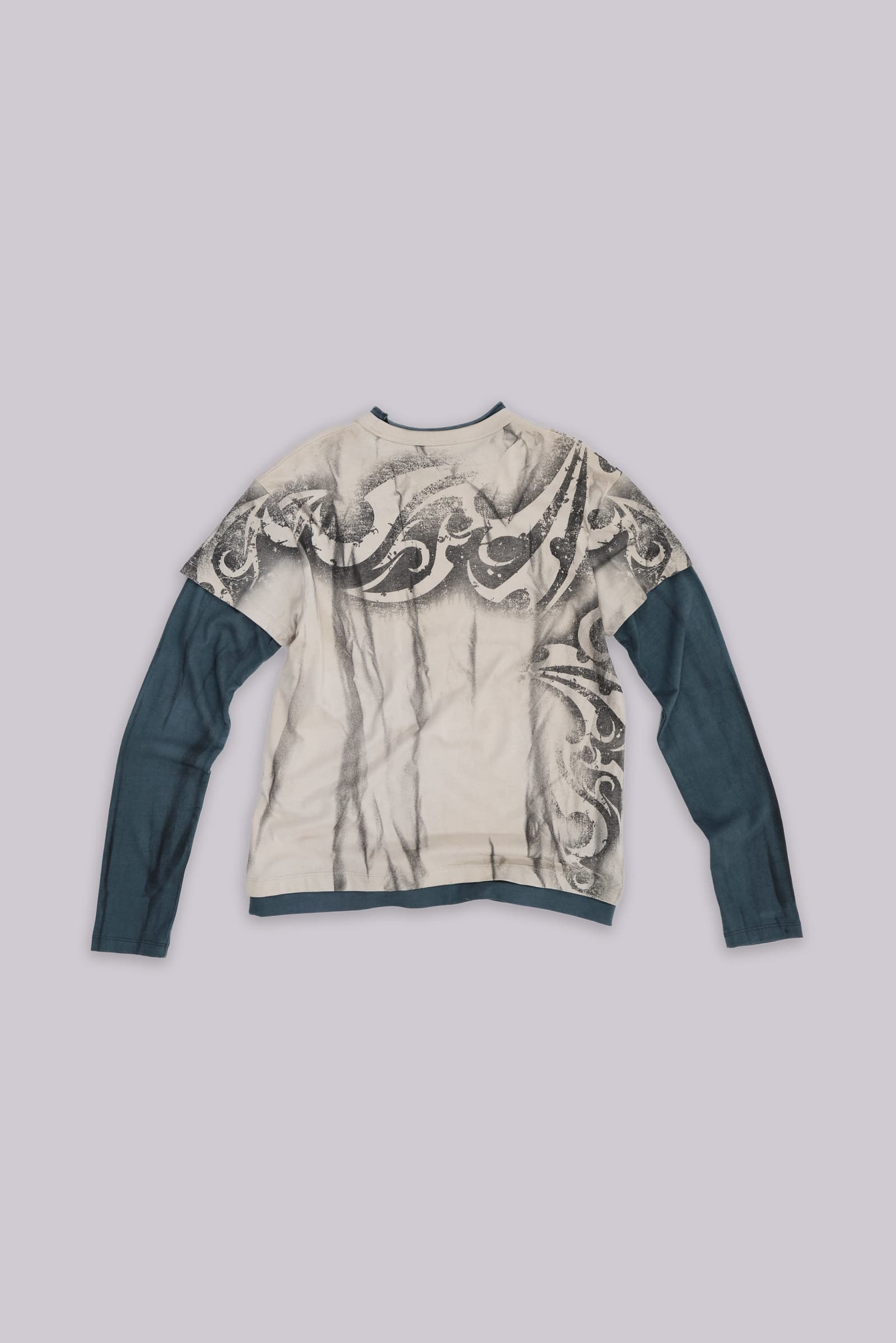 Waves Double Layer Long-sleeve Top