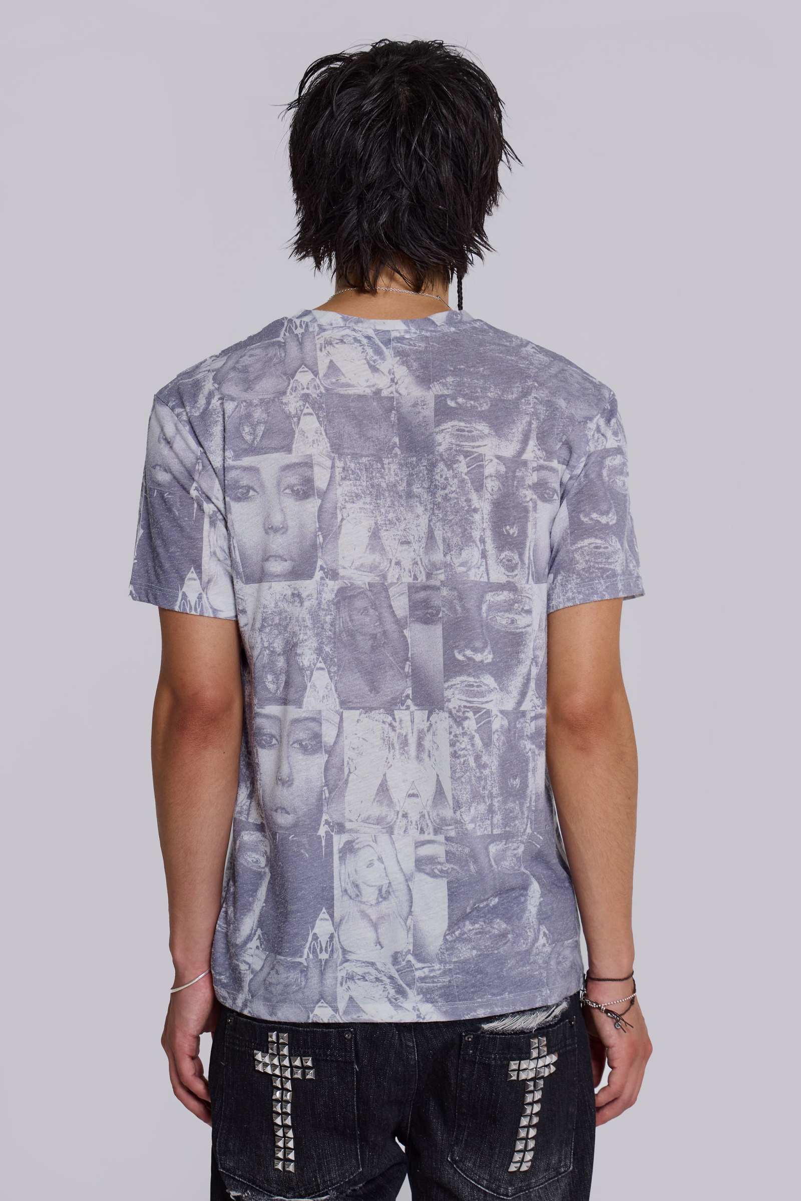 JADED LONDON Mugshot Tシャツ 半袖 Dusty Grey 送料込み Mugshot T-Shirt | Jaded London | Clothing
