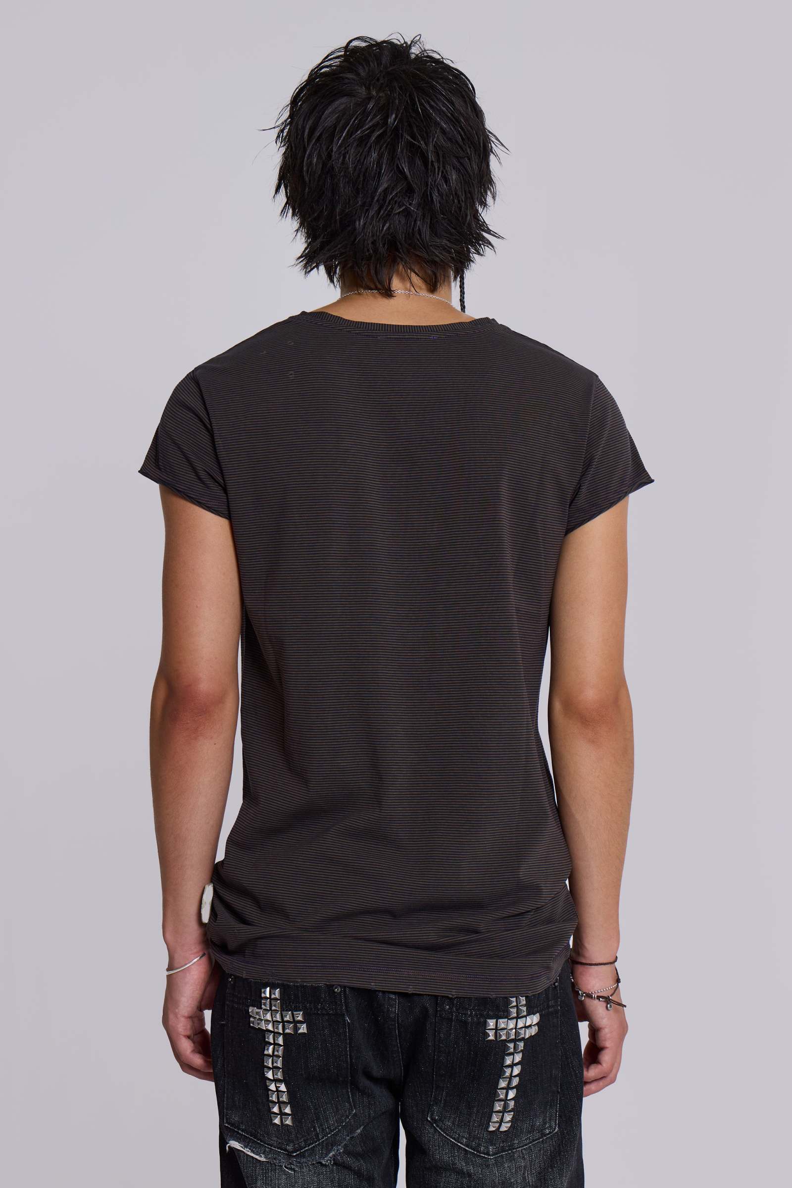 【JADED LONDON】Studded Grey Mist T-Shirt Tシャツ Studded Grey Mist T-Shirt | Jaded London | Clothing