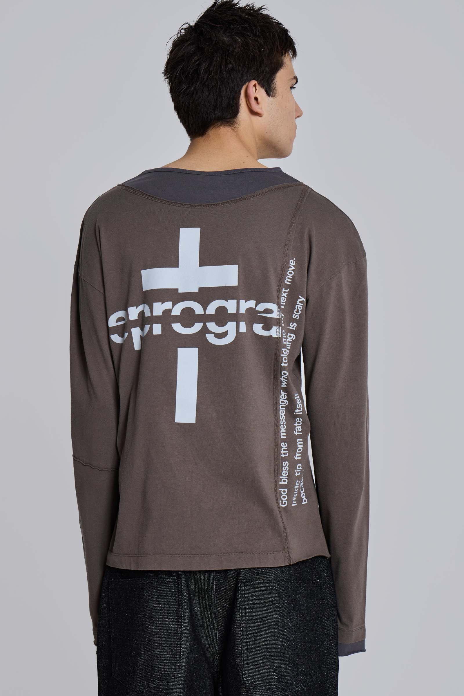 Noise Double Layer Long Sleeve Top