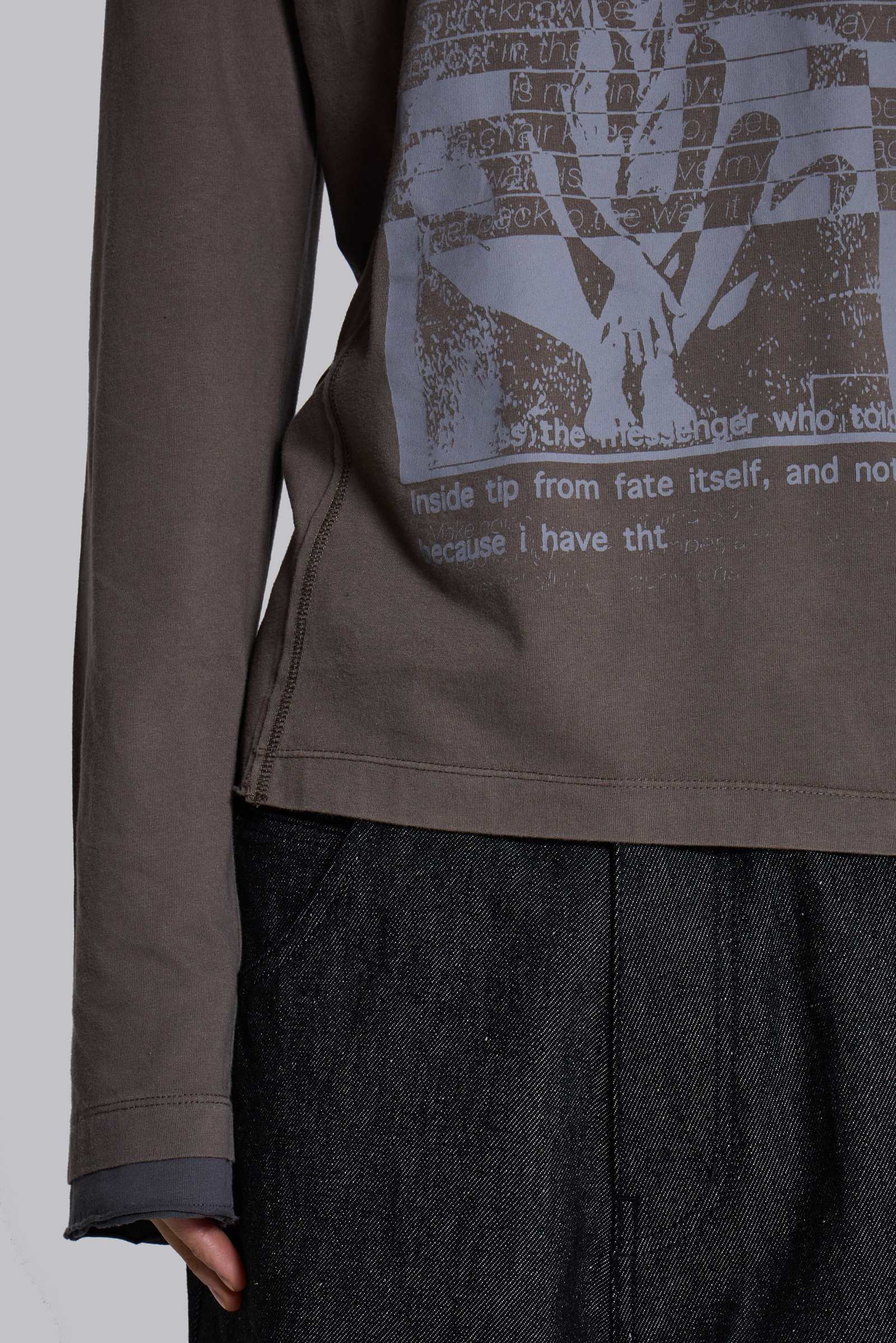 Noise Double Layer Long Sleeve Top