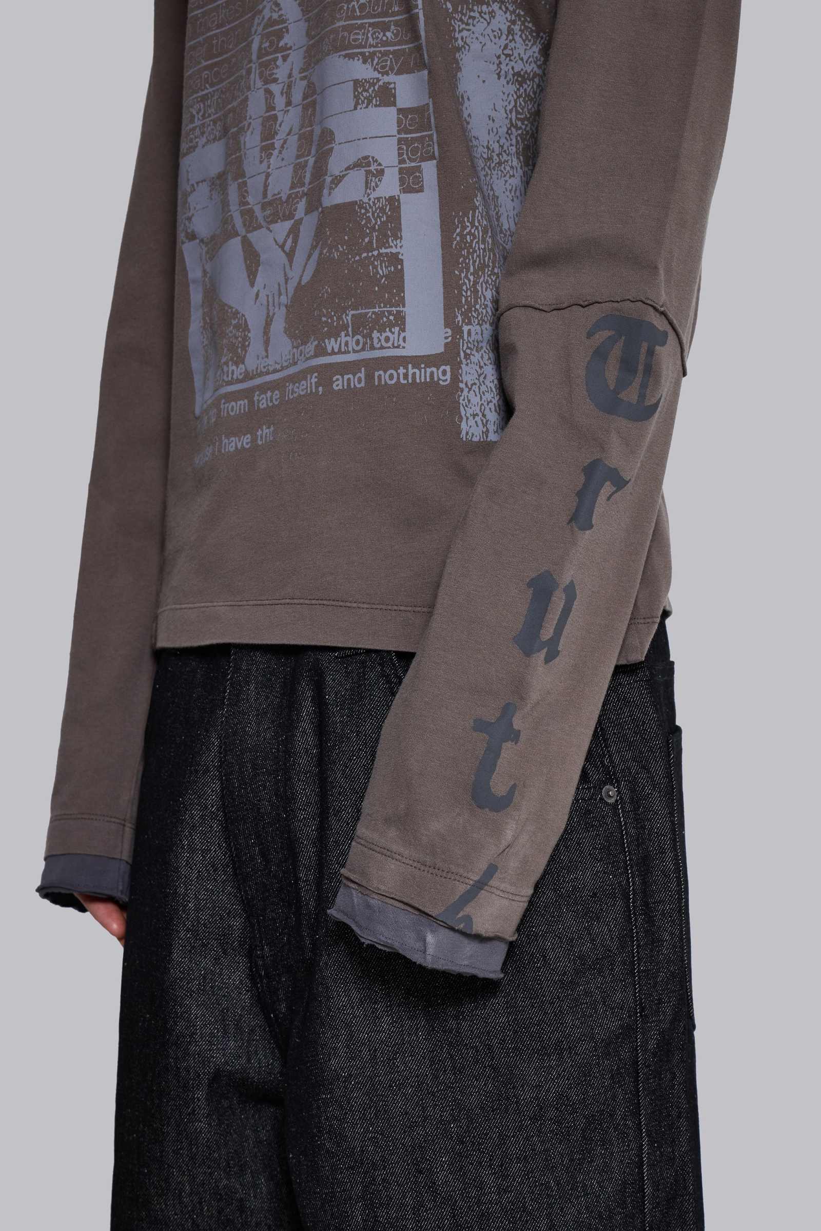 Noise Double Layer Long Sleeve Top