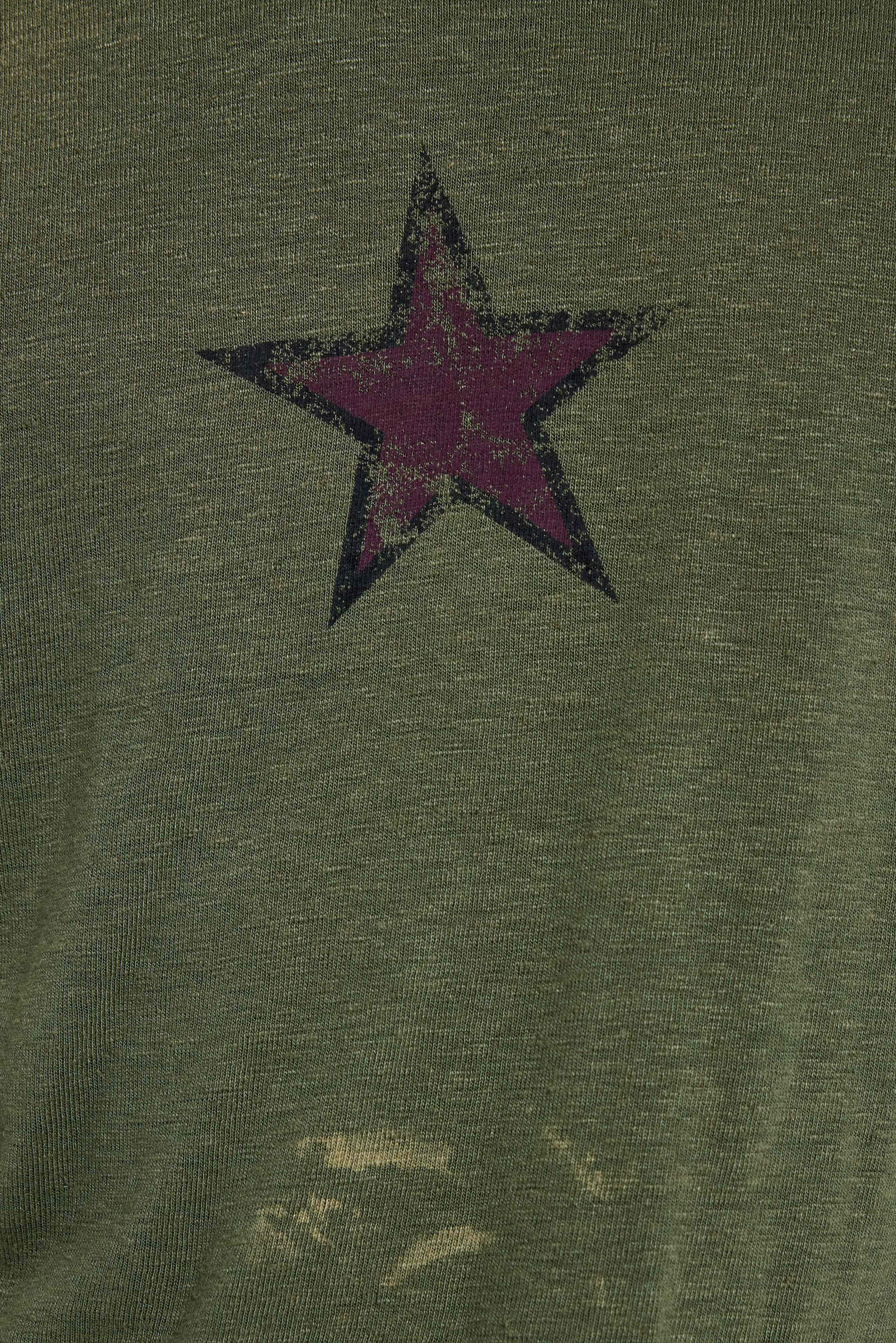 Green Star Sun Faded T-Shirt
