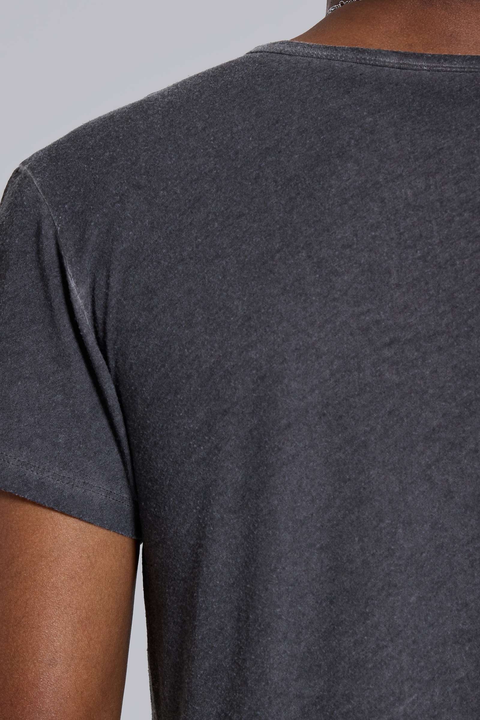 SS VINTAGE BLACK TEXTURE HENLEY