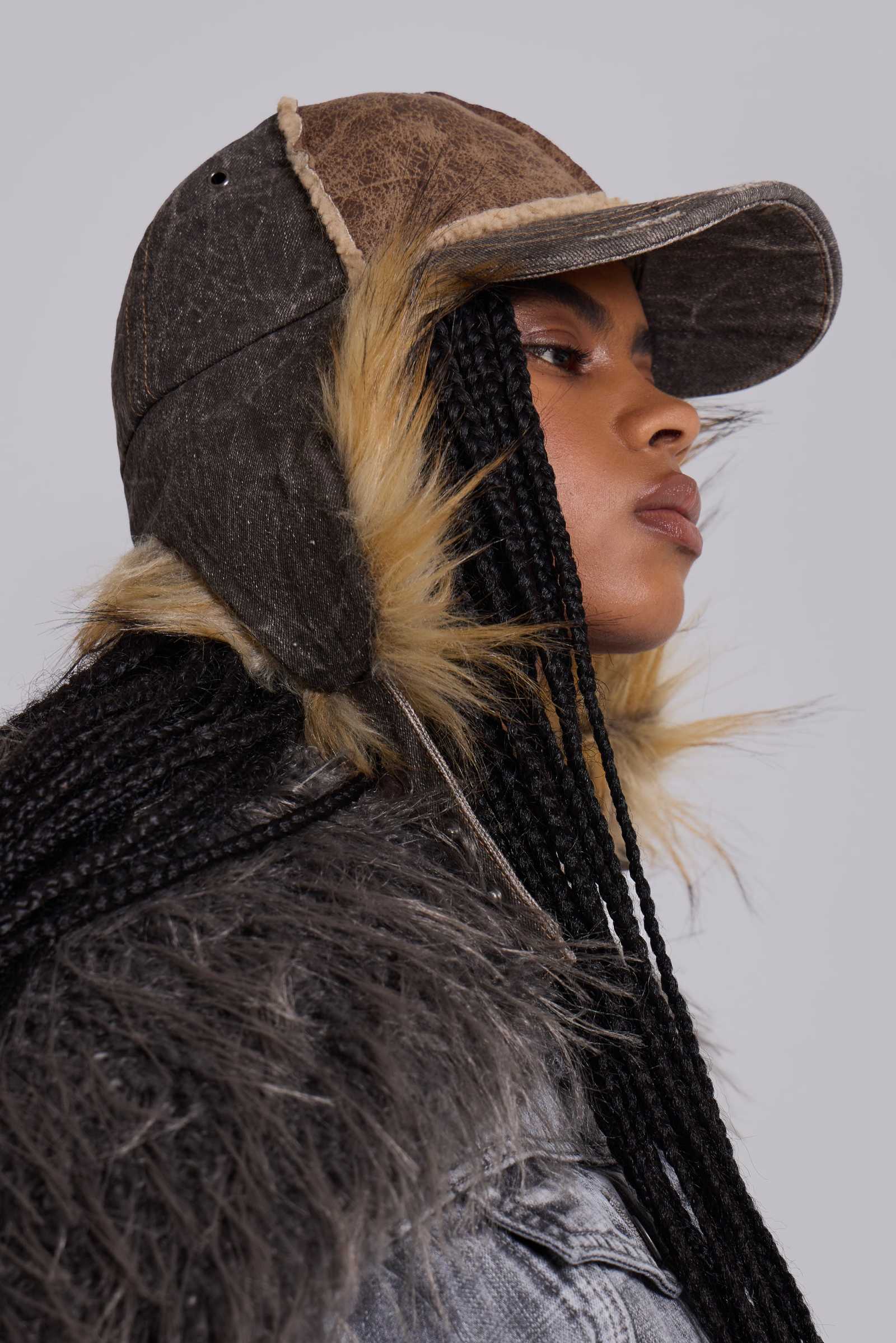 Faux Fur Cap