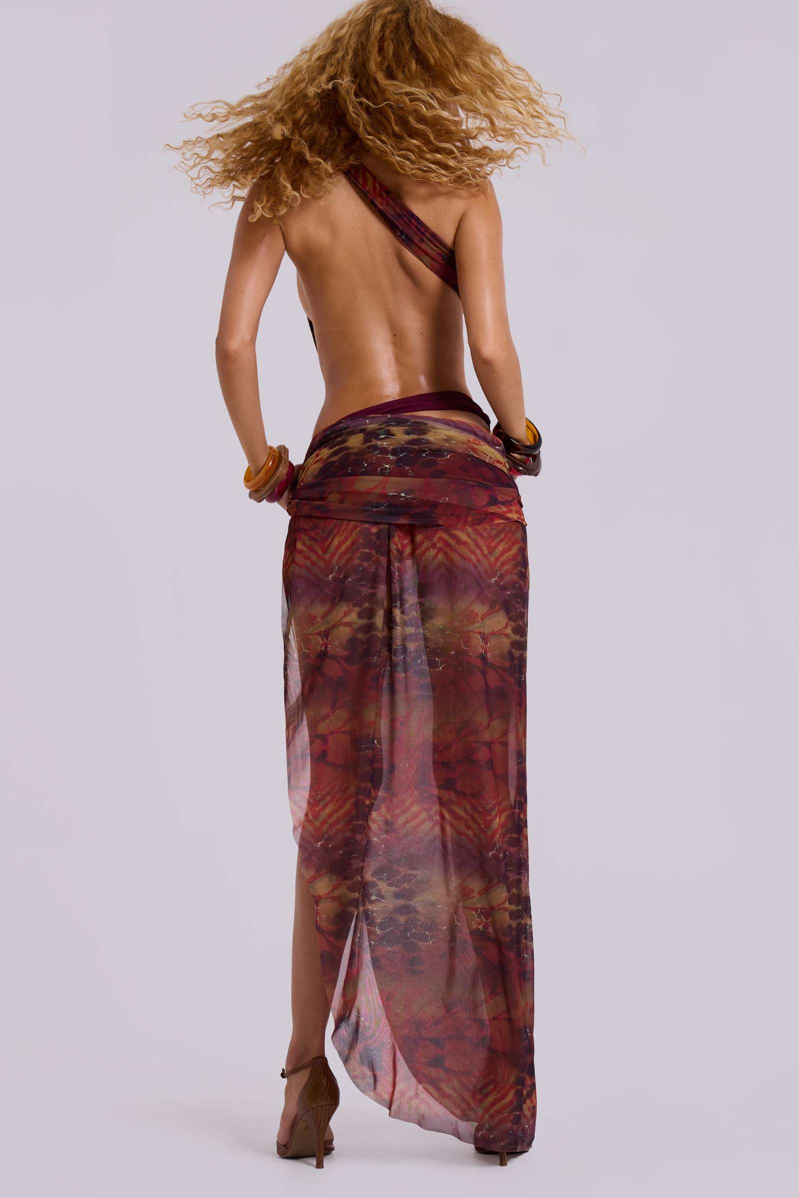 Sonora Asymmetric Maxi Dress
